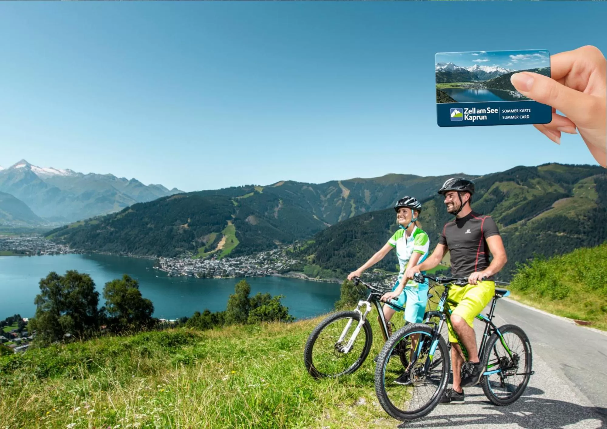 Cycling in ever grün KAPRUN