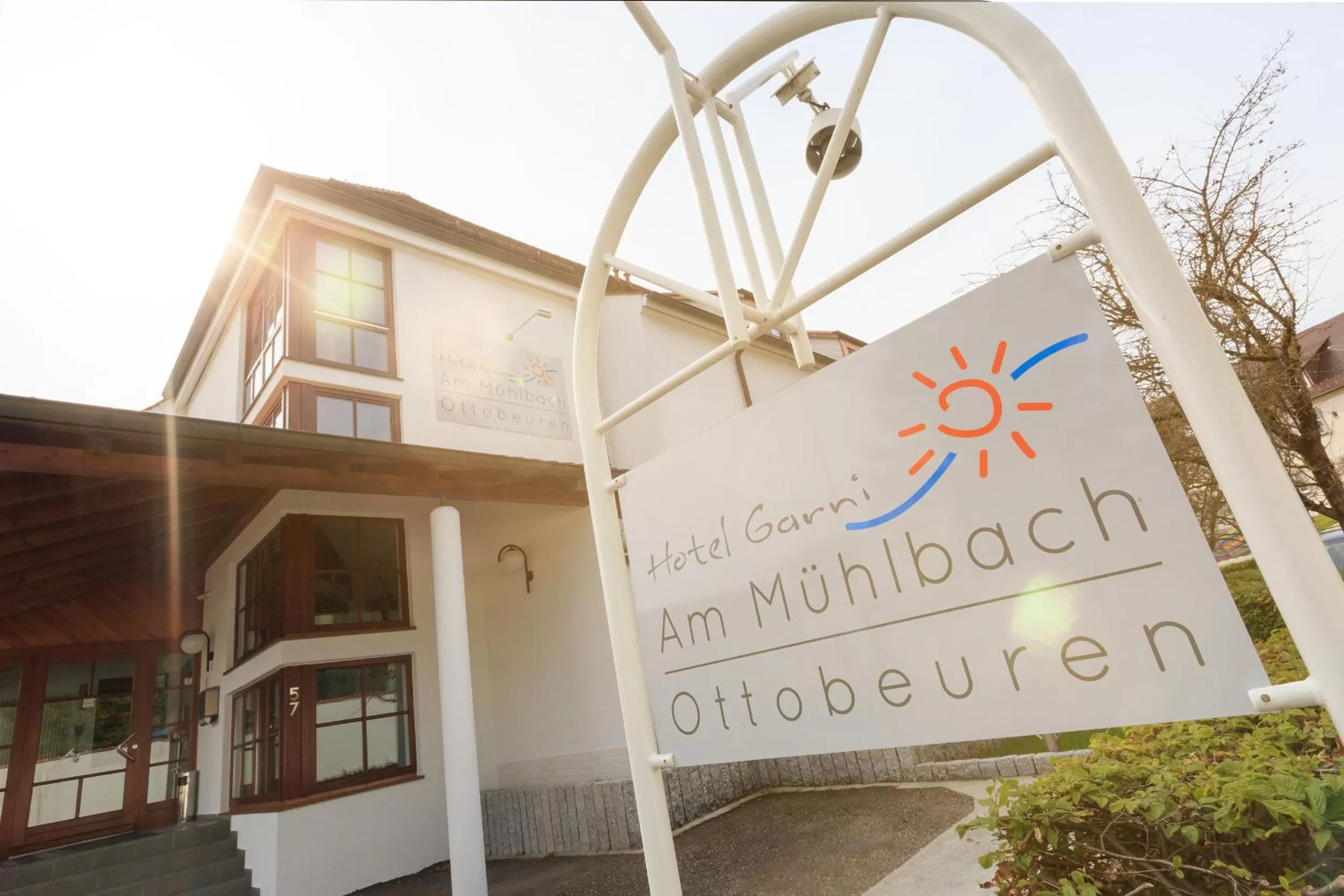 Facade/entrance, Property Logo/Sign in Hotel Garni Gästehaus am Mühlbach