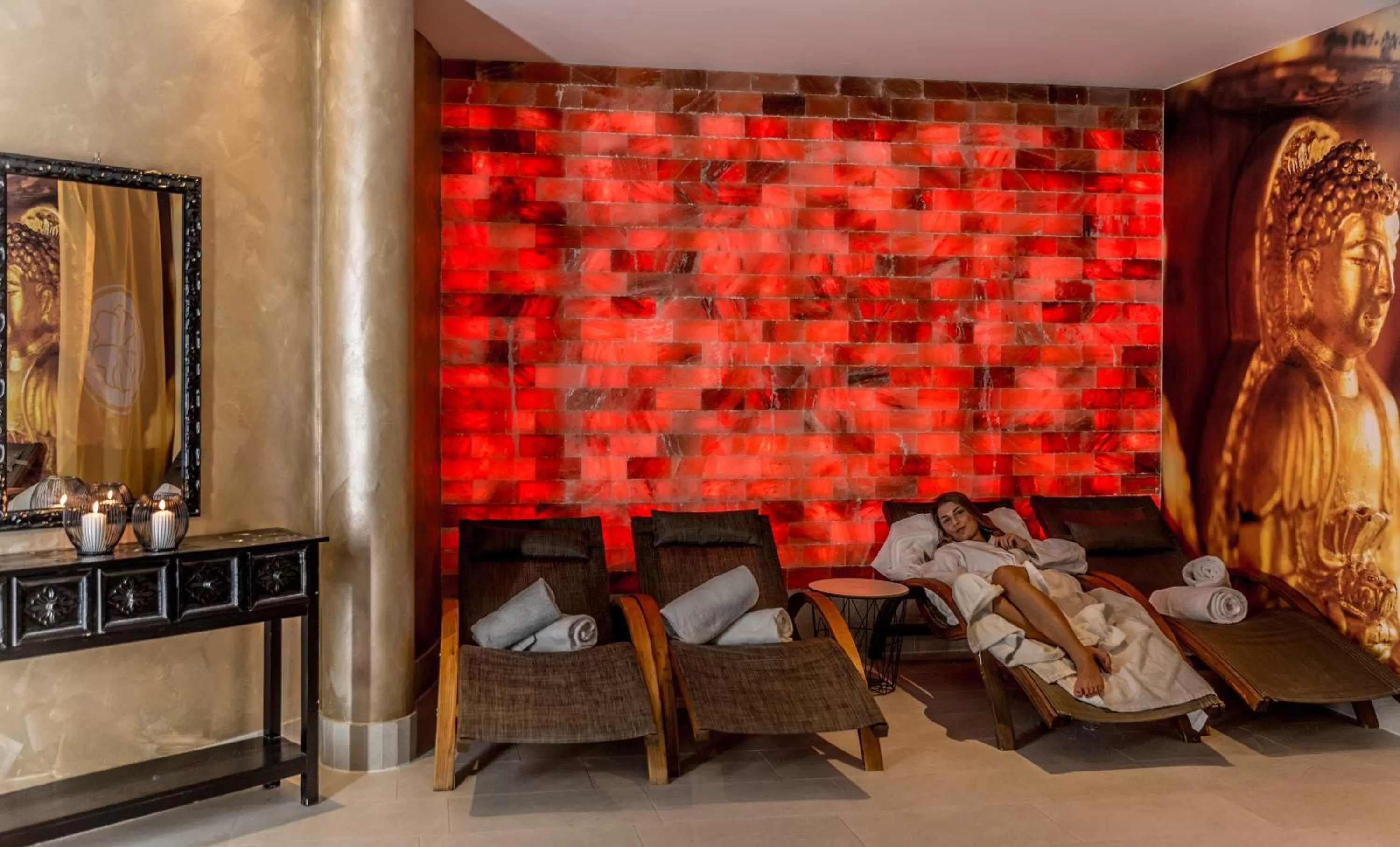 Spa and wellness centre/facilities in Das Aunhamer Suite & Spa Hotel