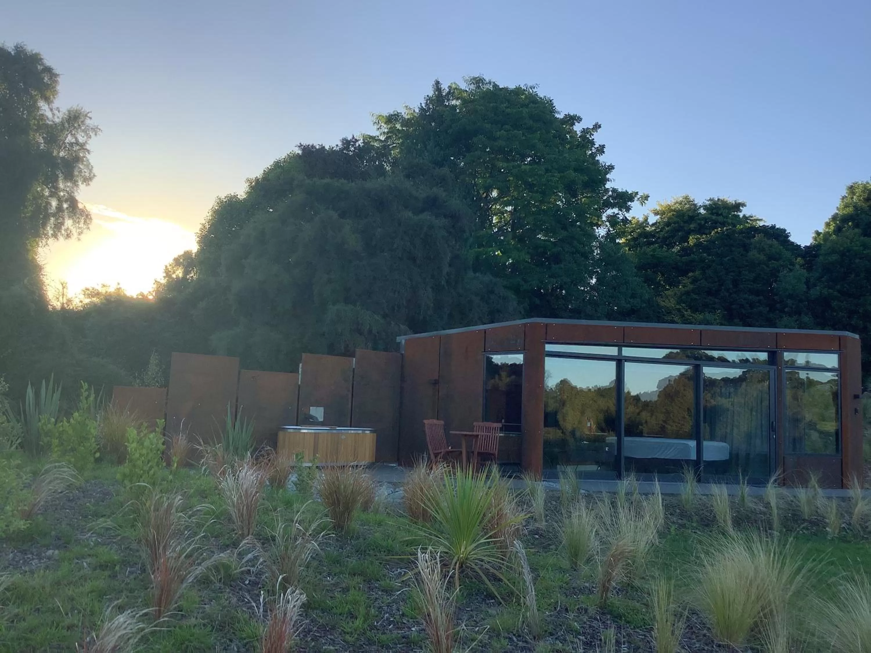 Sunset, Property Building in Ngā Whare Mānatu