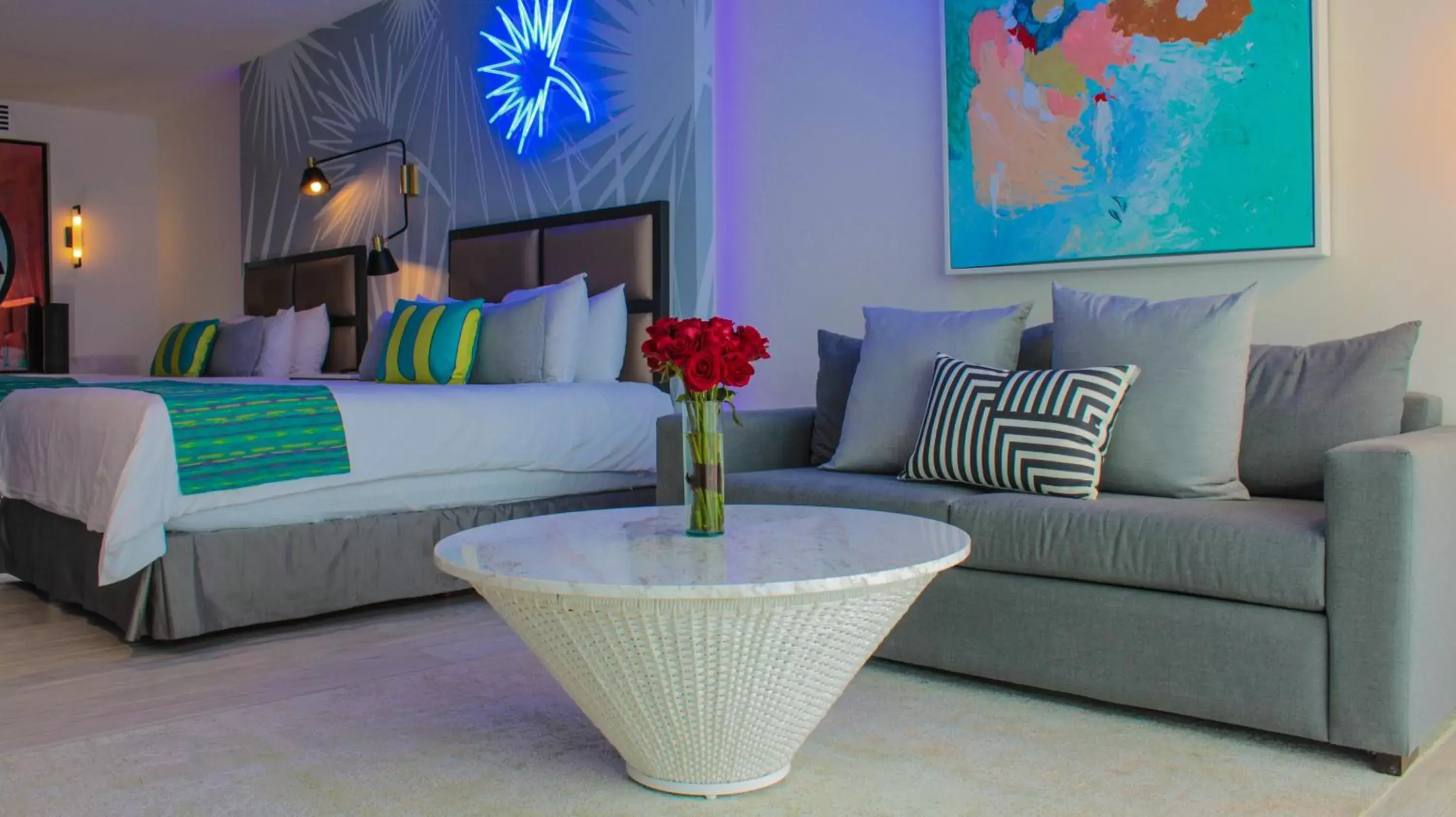 Double Queen Front Row Studio at Mantamar Tower in Almar LGBT Luxury Resort Double Queen Front Row Studio at Mantamar Tower in Almar LGBT Luxury Resort