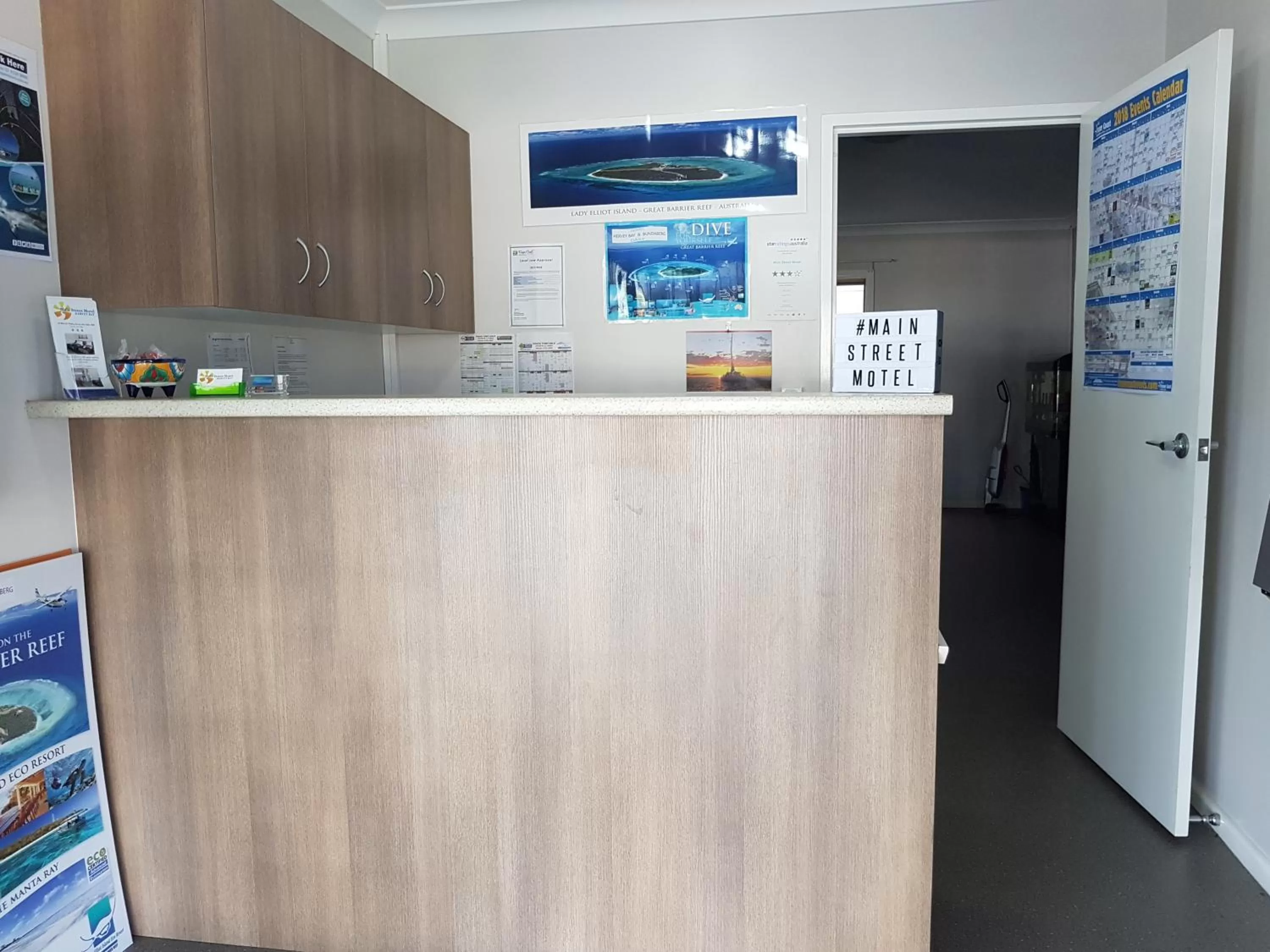 Lobby or reception in Main Street Motel