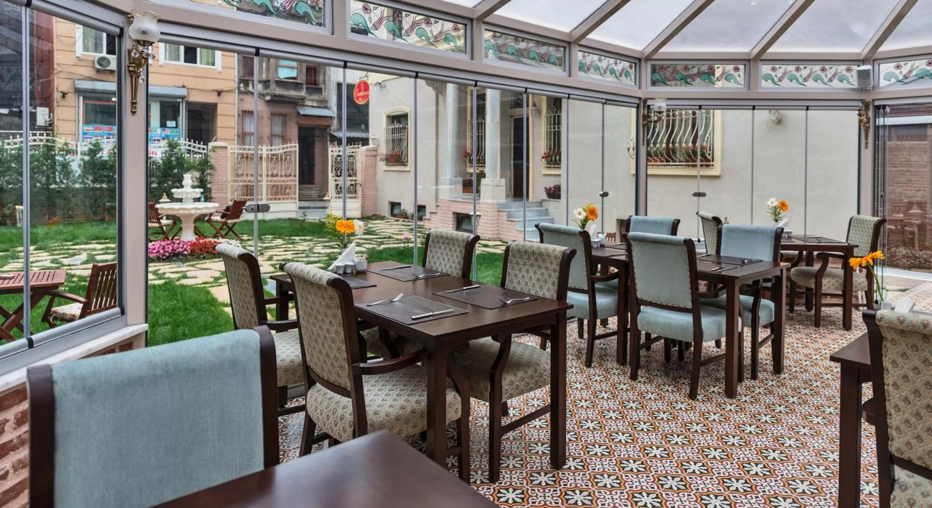 Garden in Enderun Hotel Istanbul