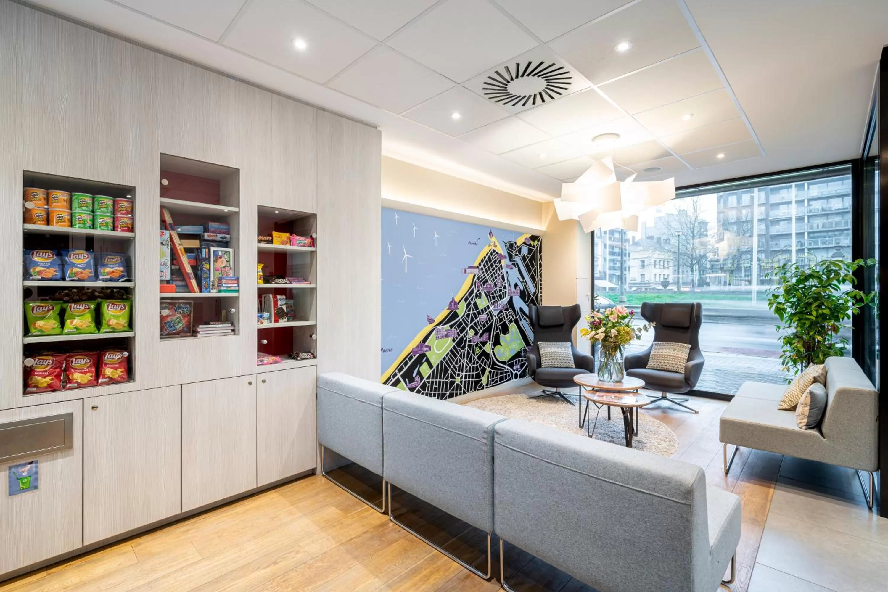 Lobby or reception in Mercure Oostende