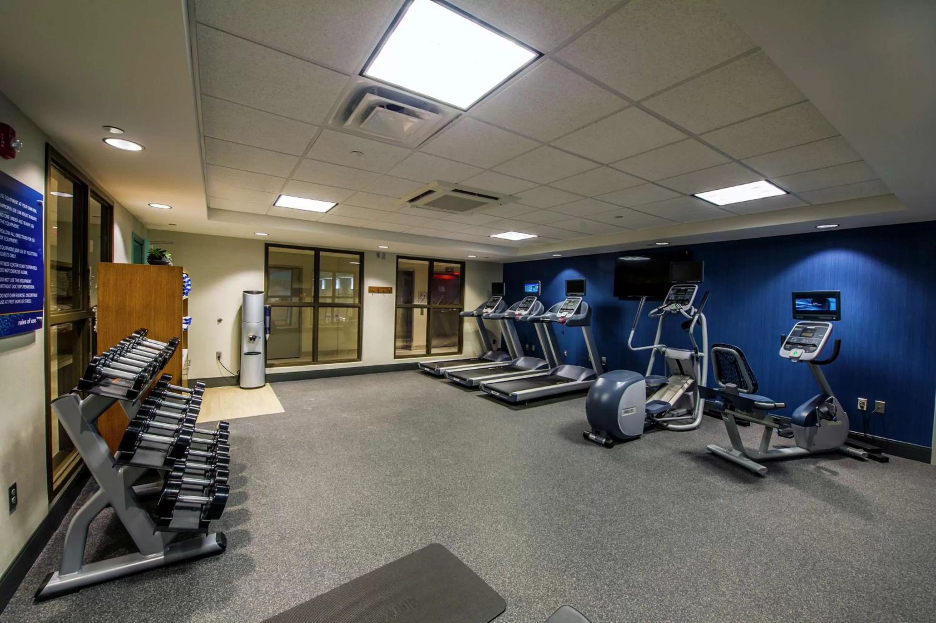 Fitness centre/facilities in Hampton Inn & Suites/Foxborough/Mansfield