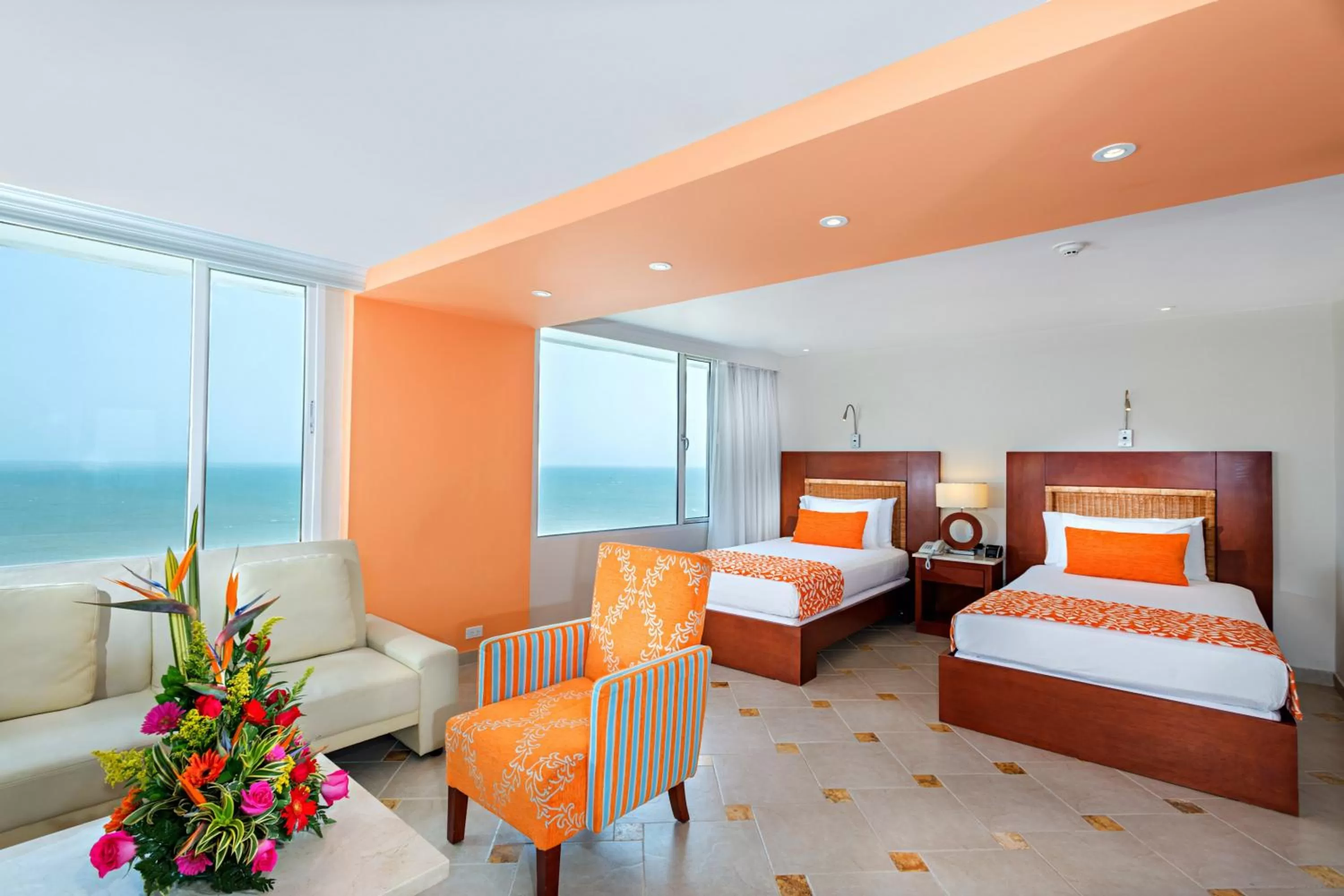 Bed in Hotel Dann Cartagena