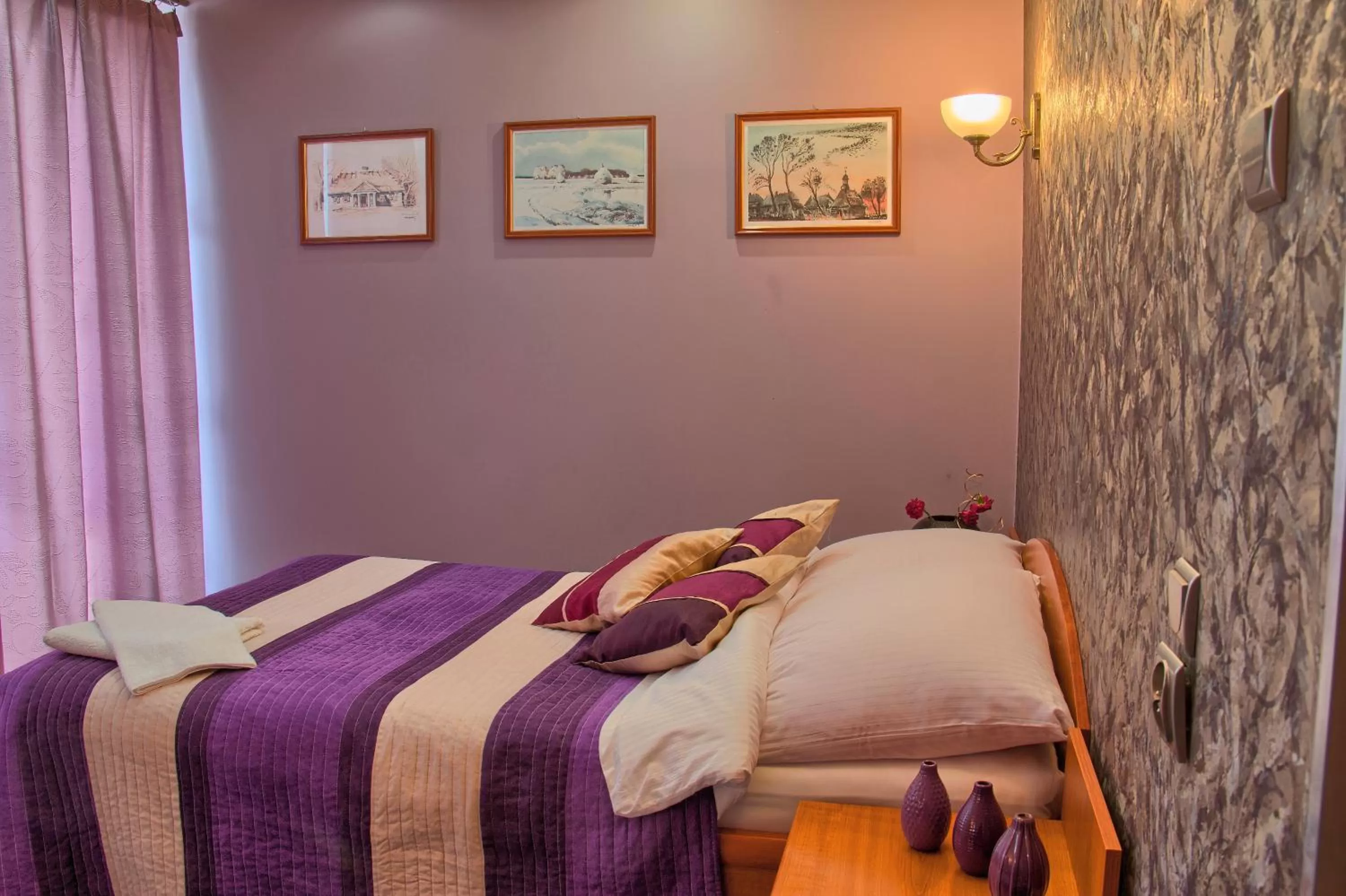 Bed in Hotel Kasieńka