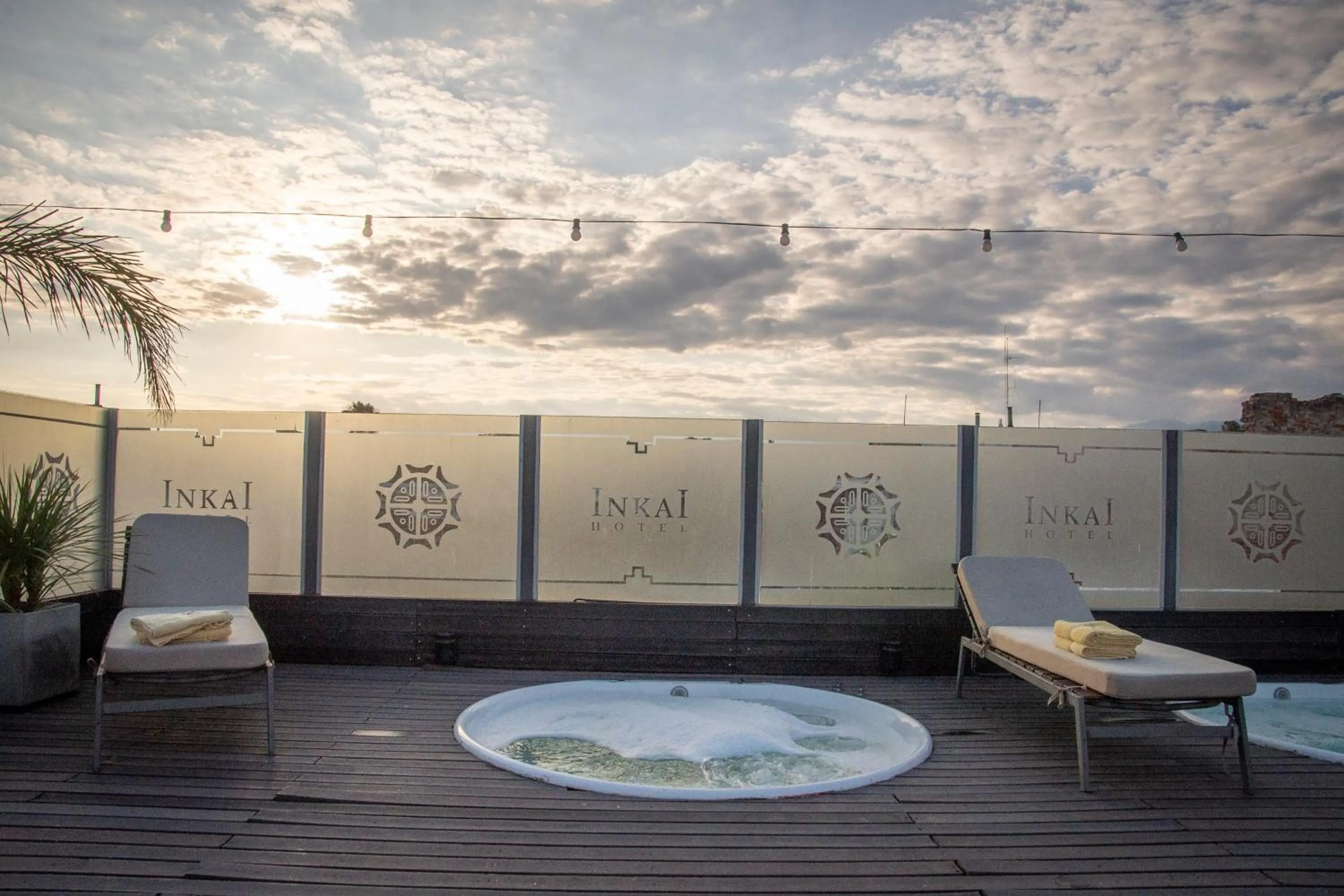 Hot Tub in Hotel Inkai