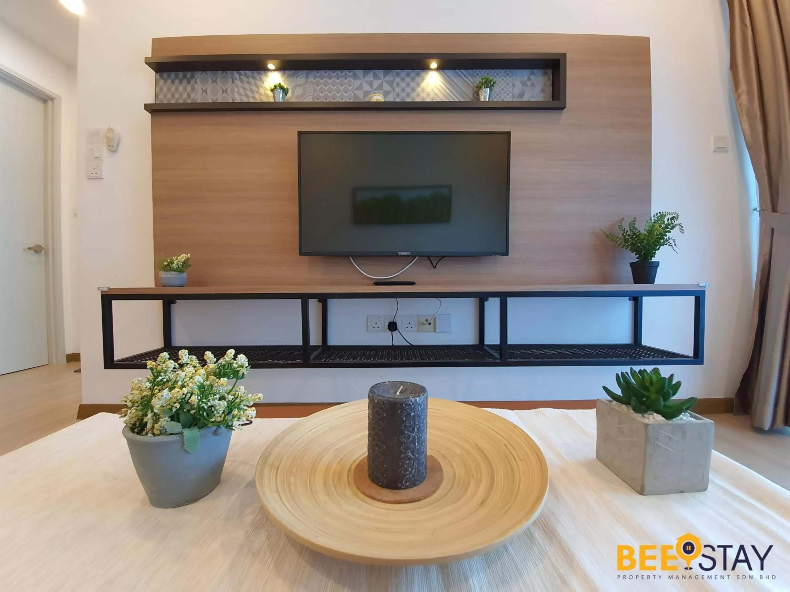 TV/Entertainment Center in The Wave Suites Melaka by BEESTAY