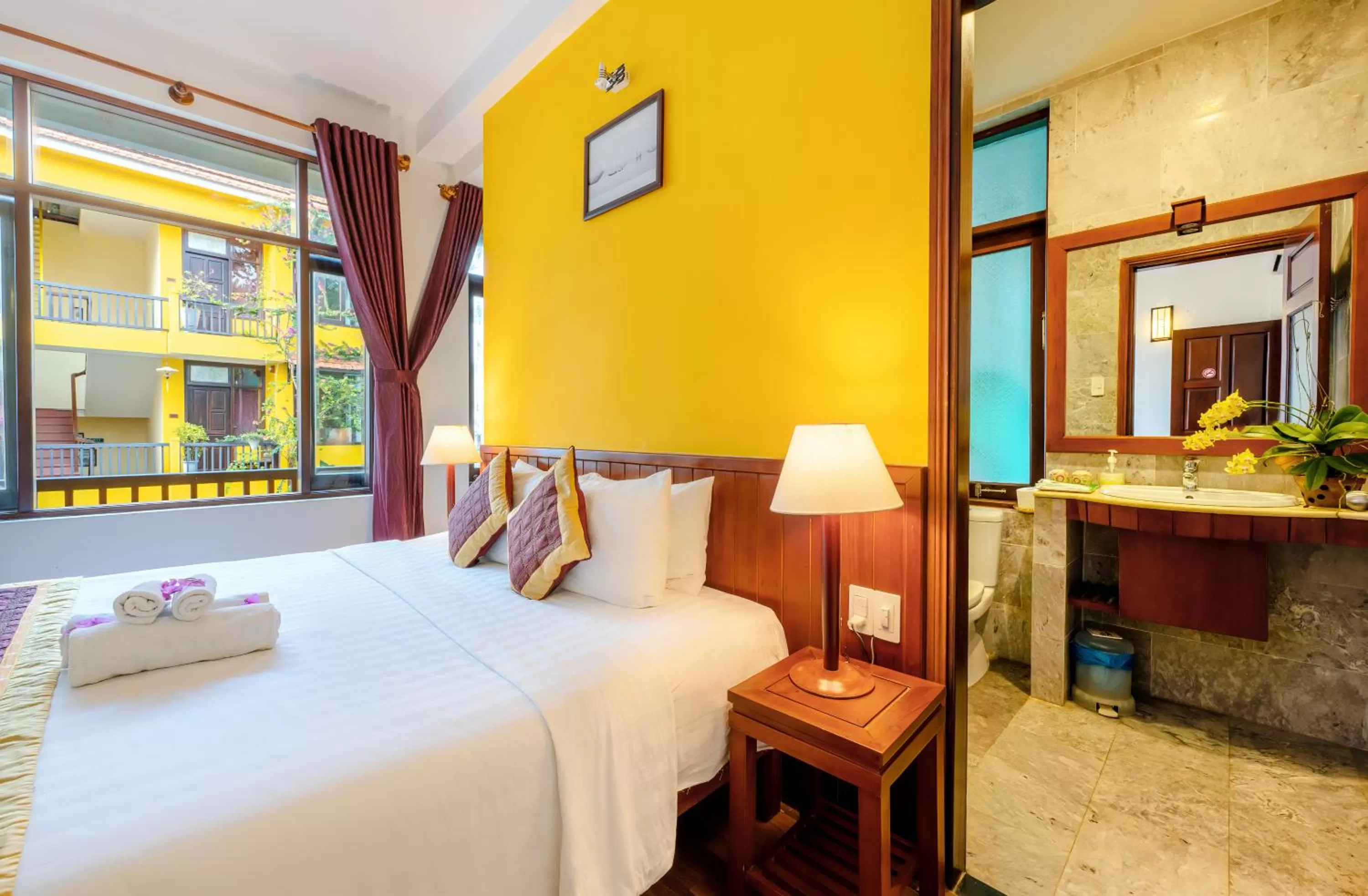 Photo of the whole room, Bed in Hoi An Green Riverside Oasis Villa