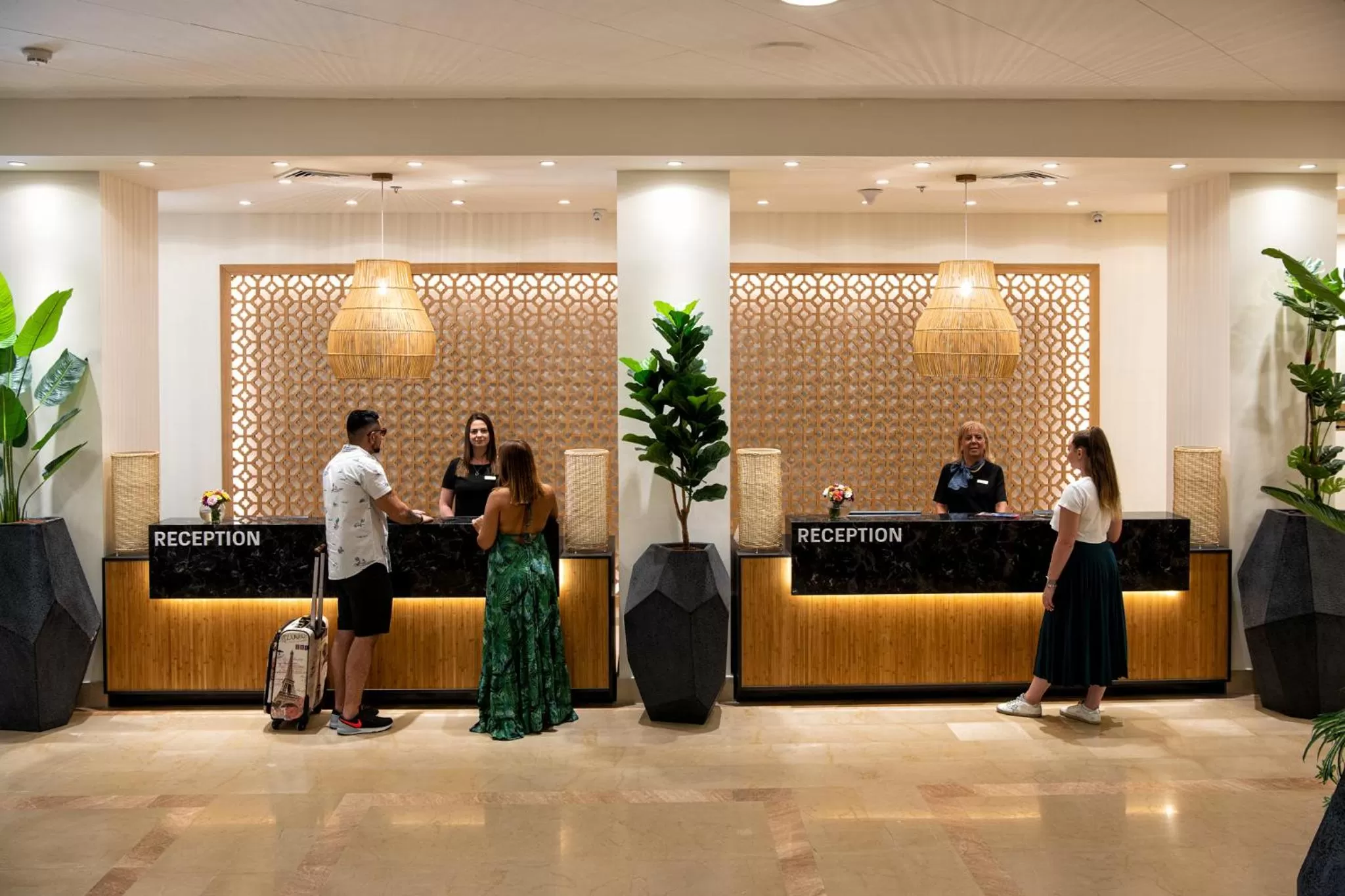 Lobby or reception in Brown Lighthouse Eilat, a member of Brown Hotels