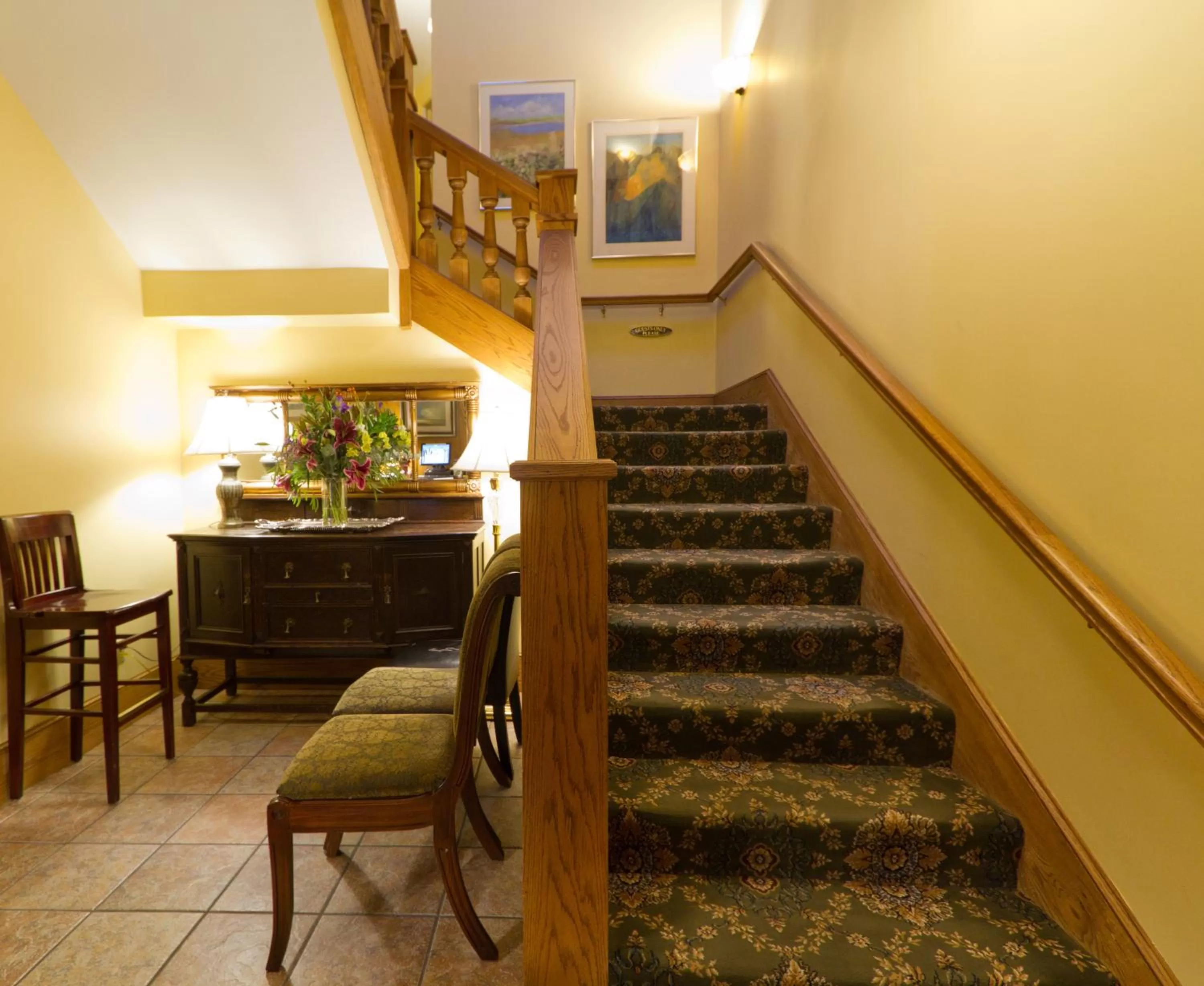 Decorative detail in Belfry Inn and Bistro