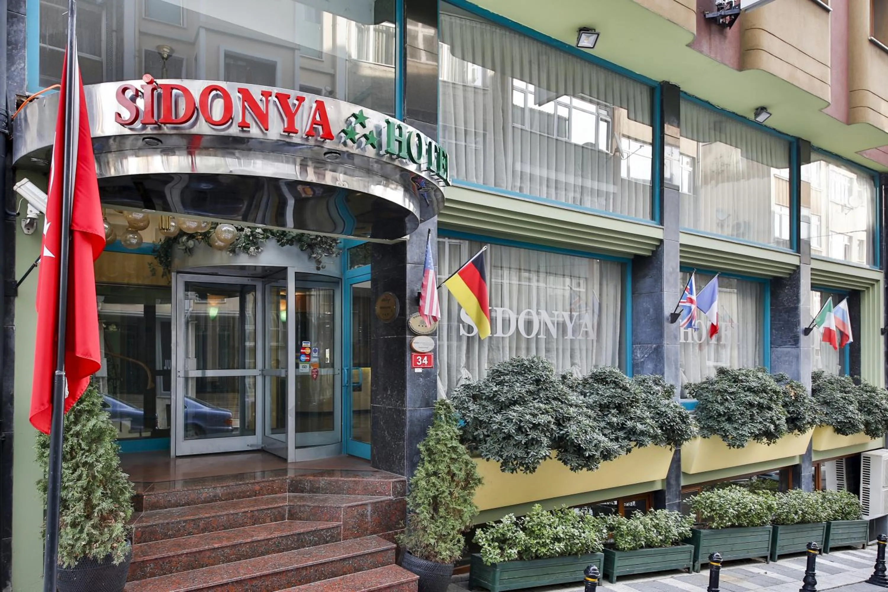 Facade/entrance in Sidonya Hotel