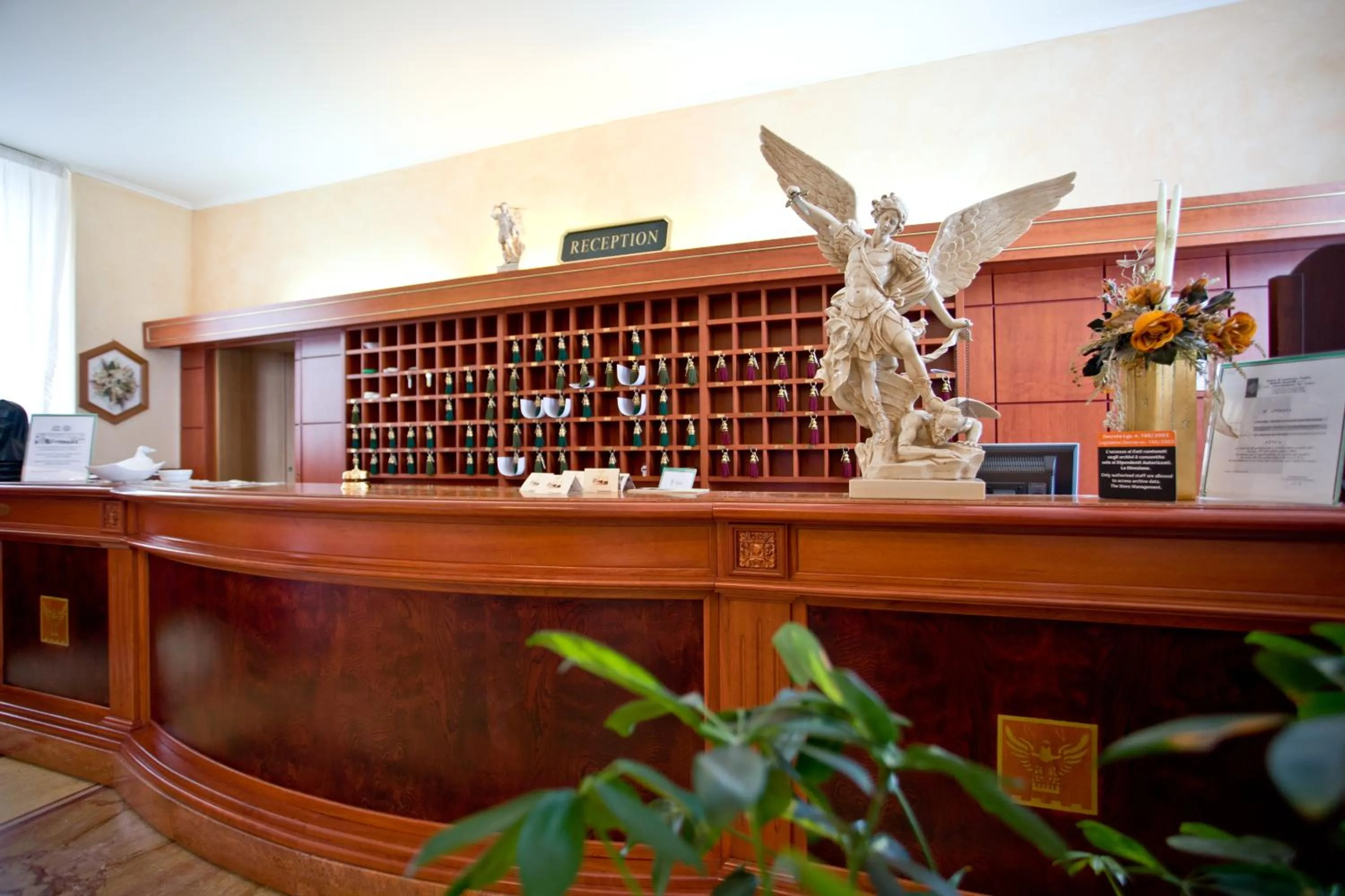 Lobby or reception in Palace Hotel San Michele