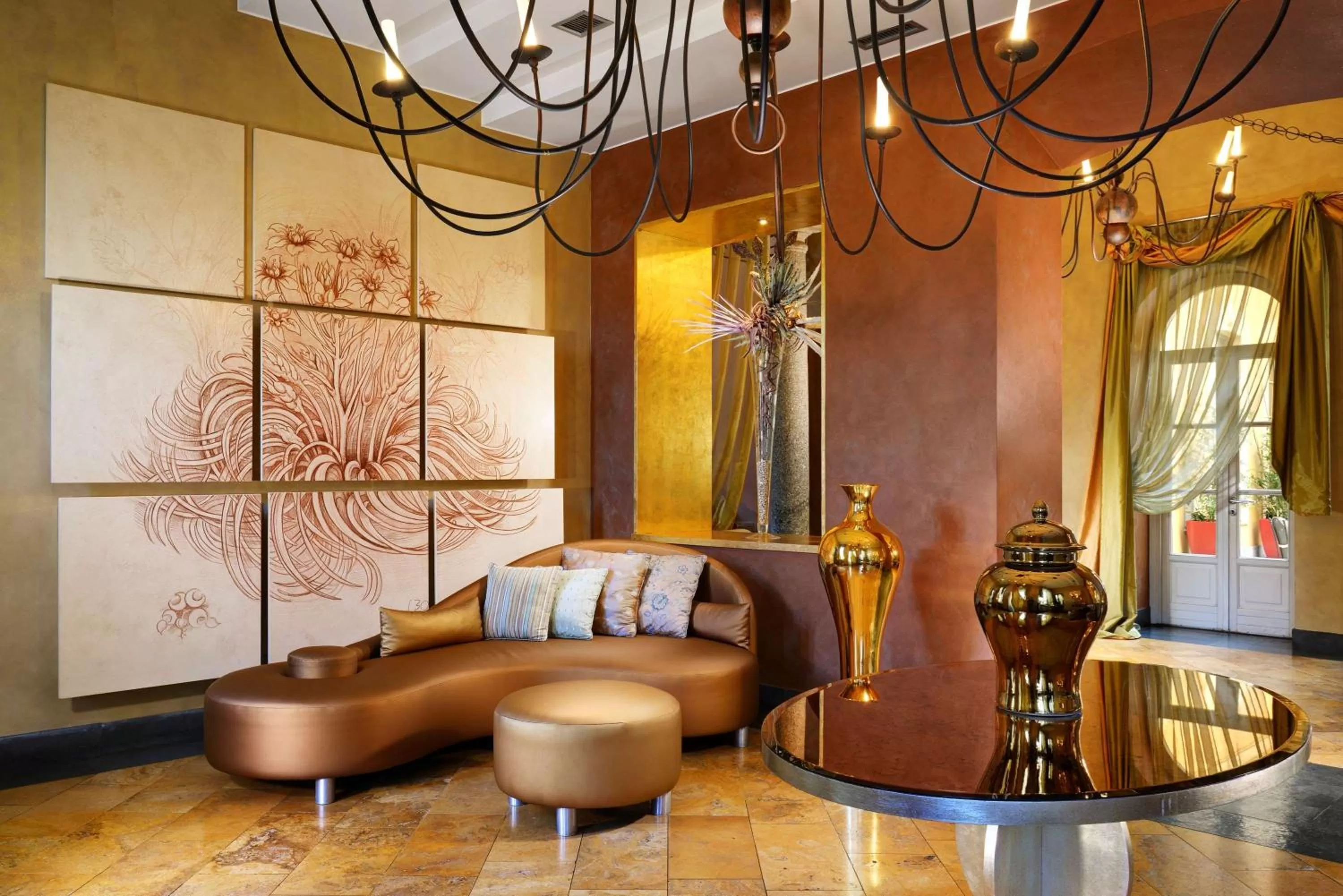 Lobby or reception in Villa Appiani Hotel