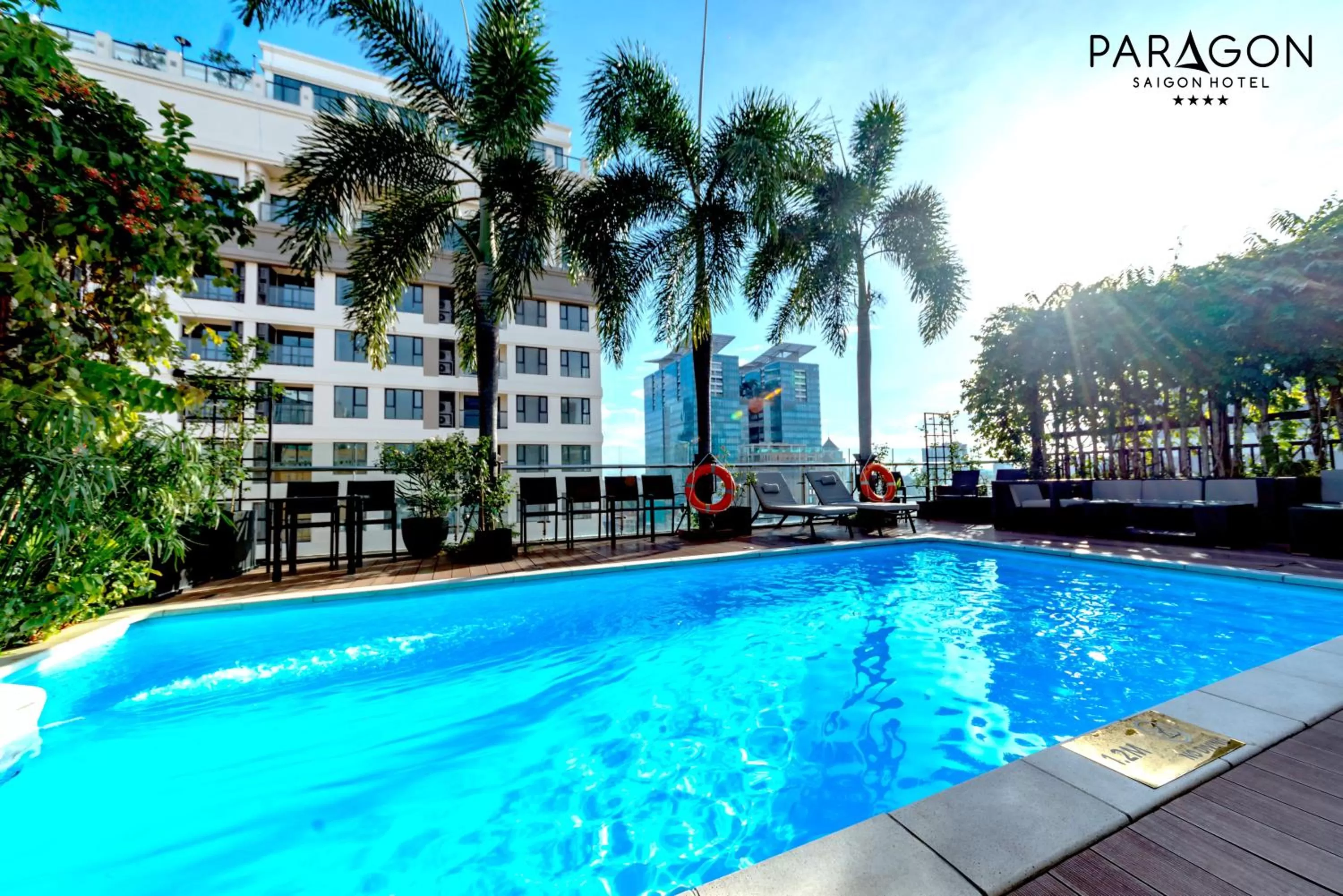 Swimming pool in Paragon Saigon Hotel