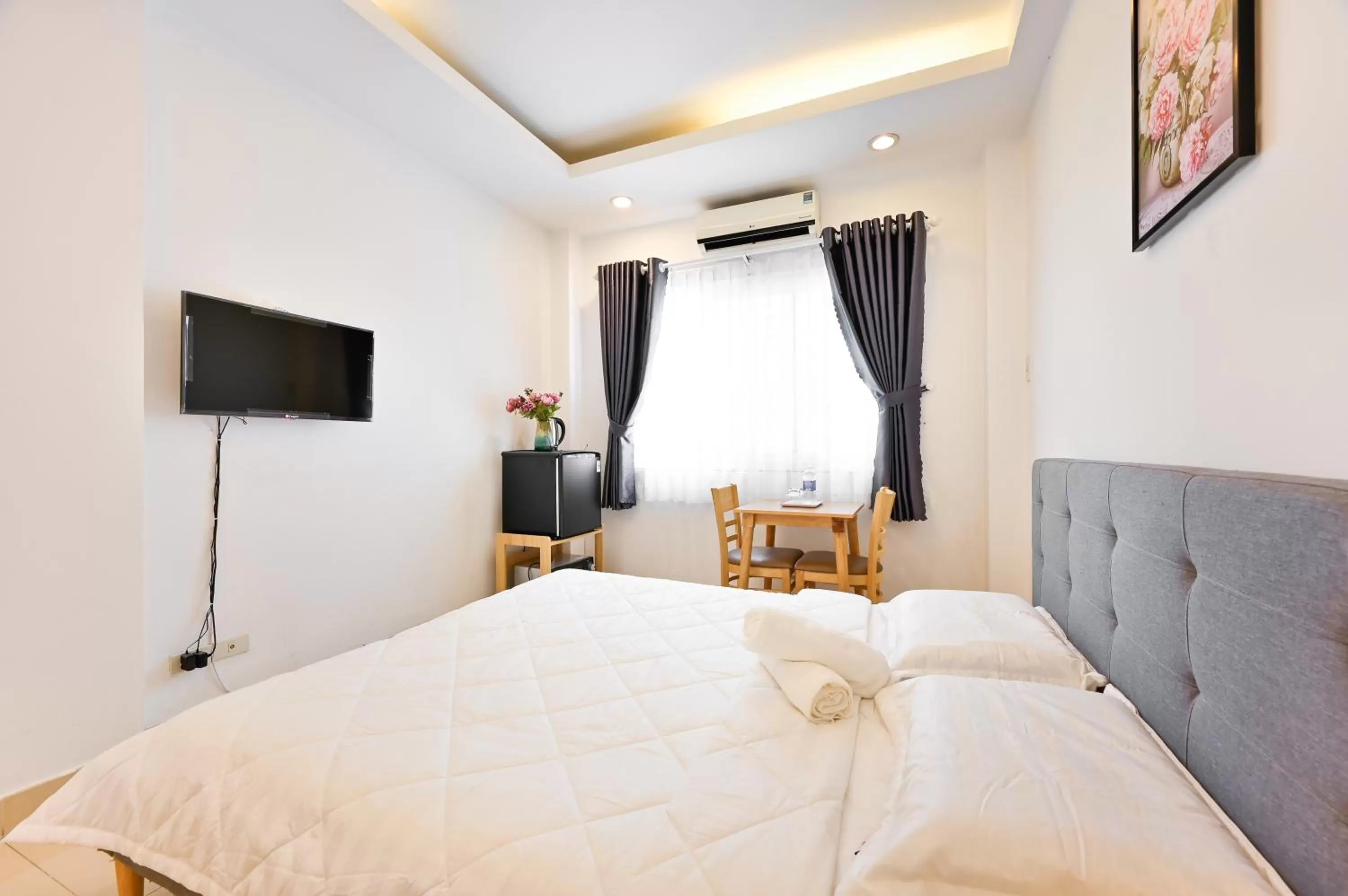 Bed in Huyen Homestay