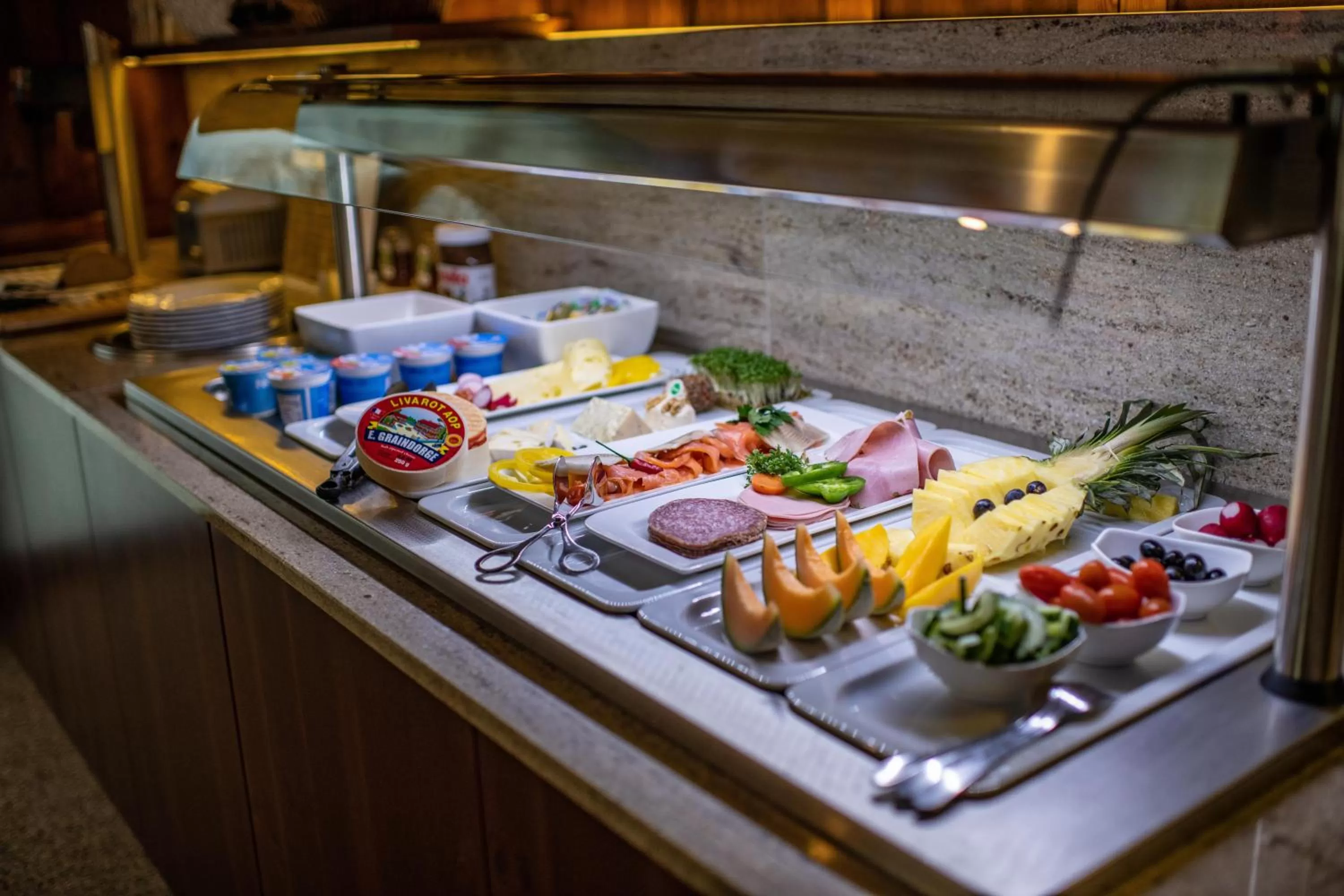 Buffet breakfast in Hotel Restaurant Meyer