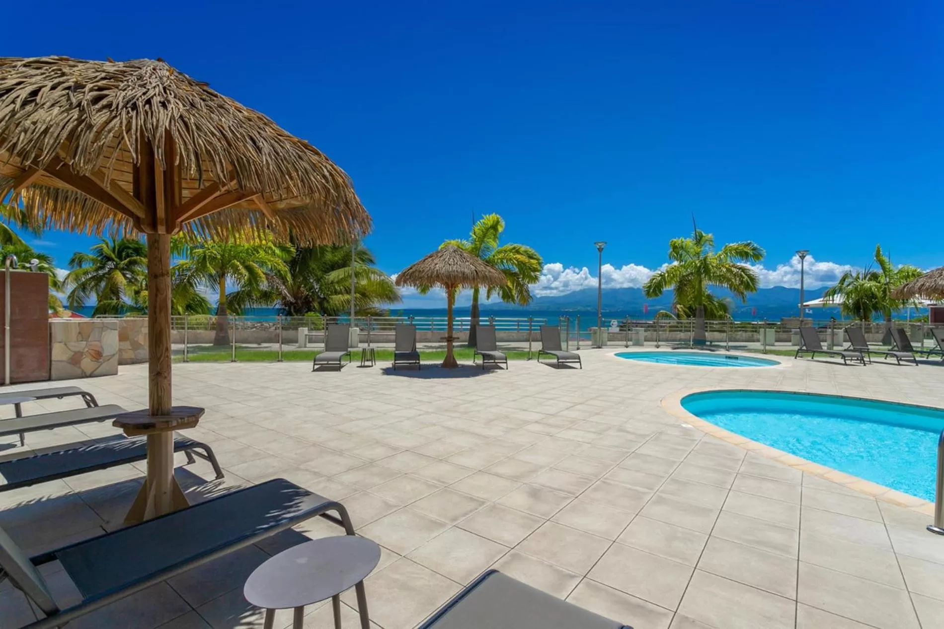Swimming pool in Zenitude Hôtel Résidences Le Salako