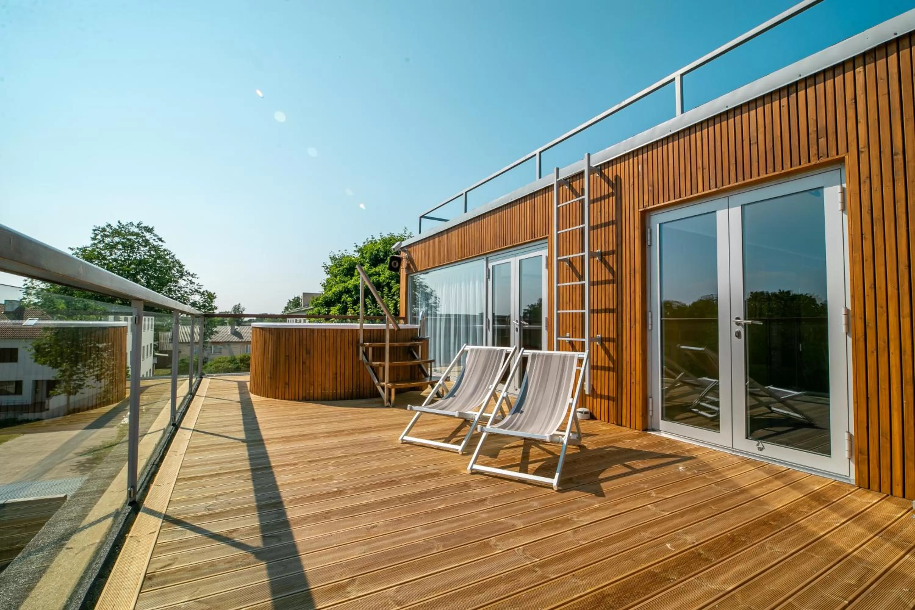 Hot Tub in Johan Design & SPA Hotel