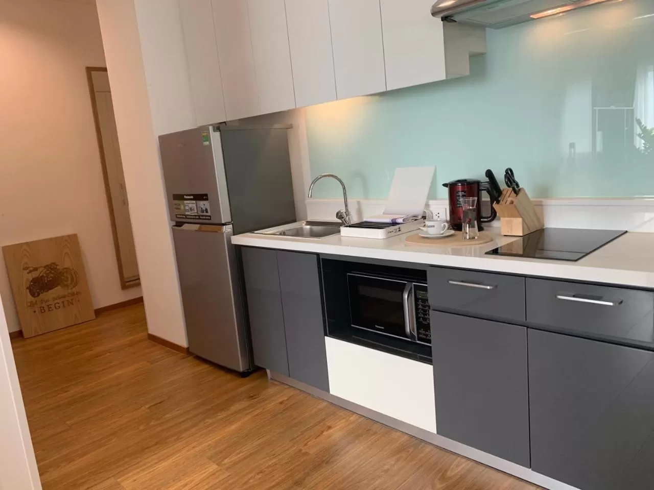 Kitchen or kitchenette in Roygent Parks Hanoi