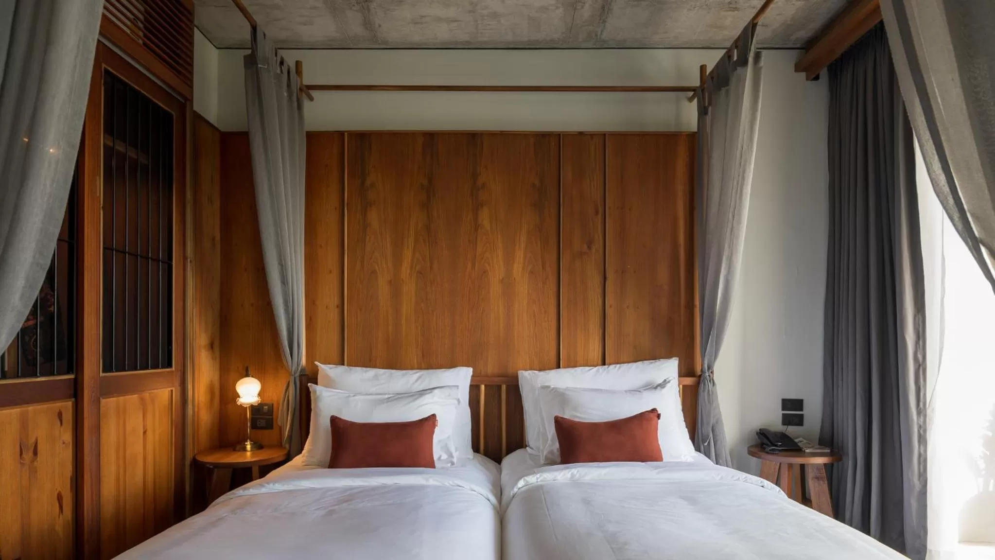 Bed in Hotel Gahn Khao Lak