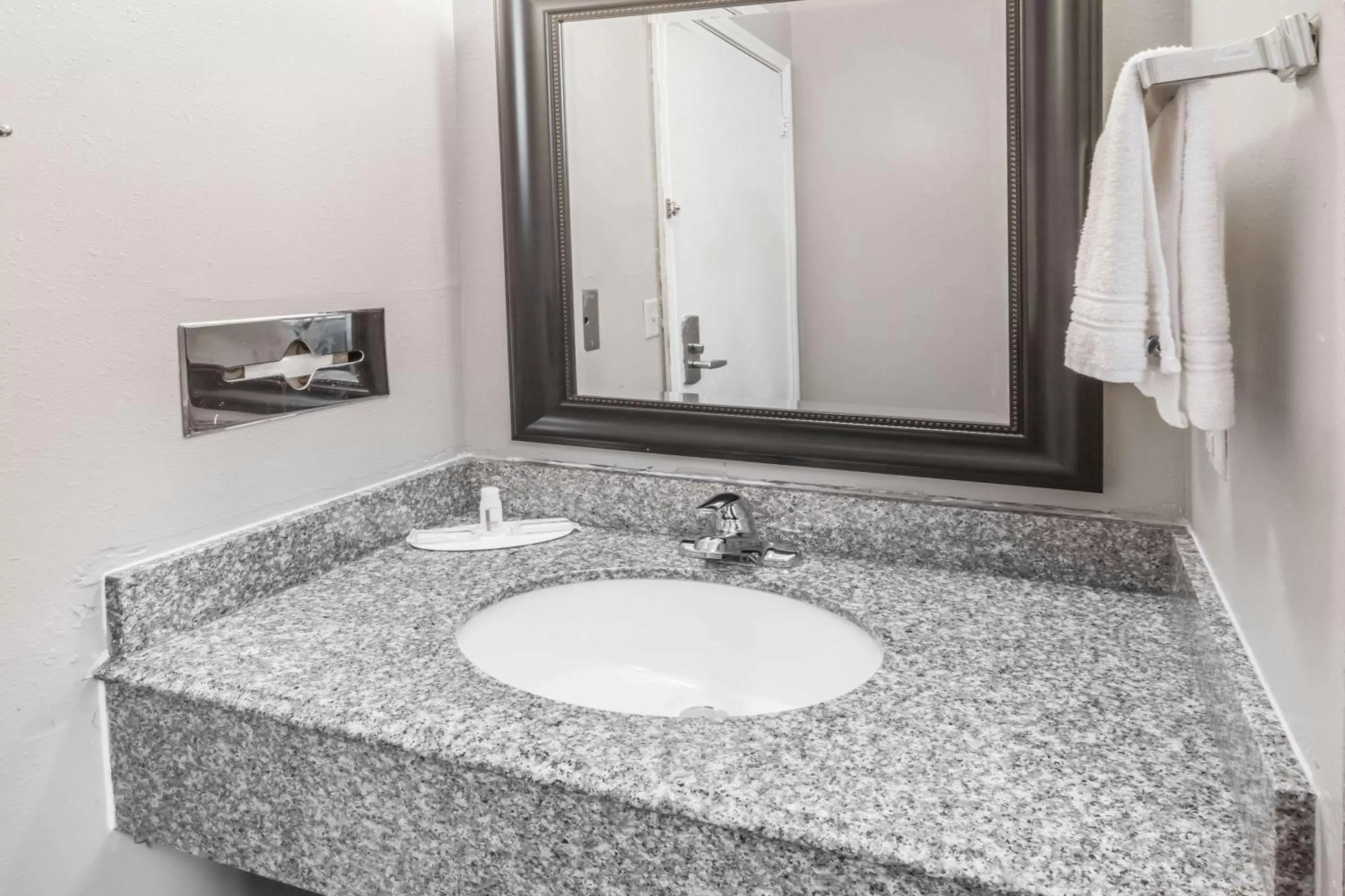 Bathroom in Super 8 by Wyndham Chickasha