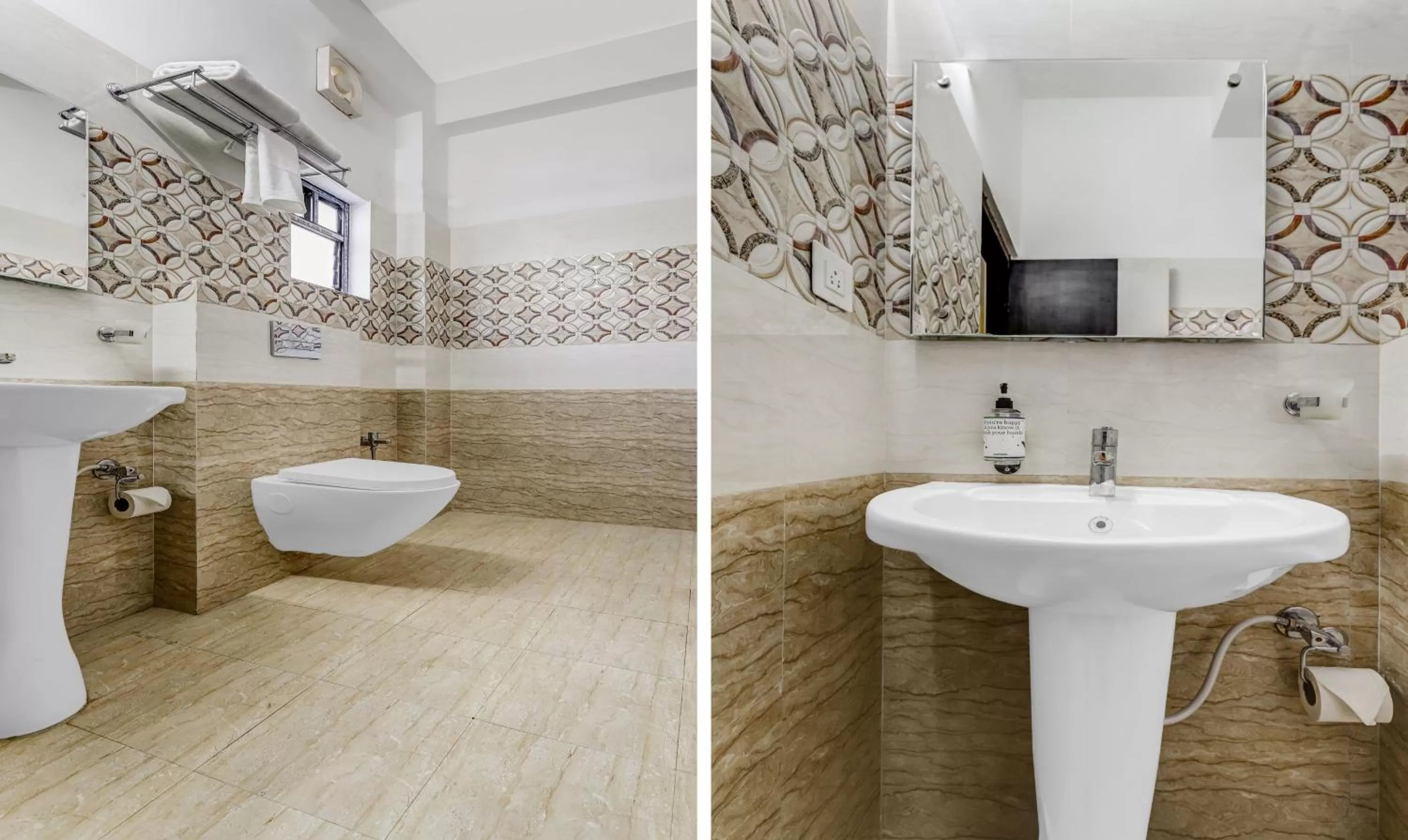 Bathroom in Treebo Hotel Mobi VIP Airport