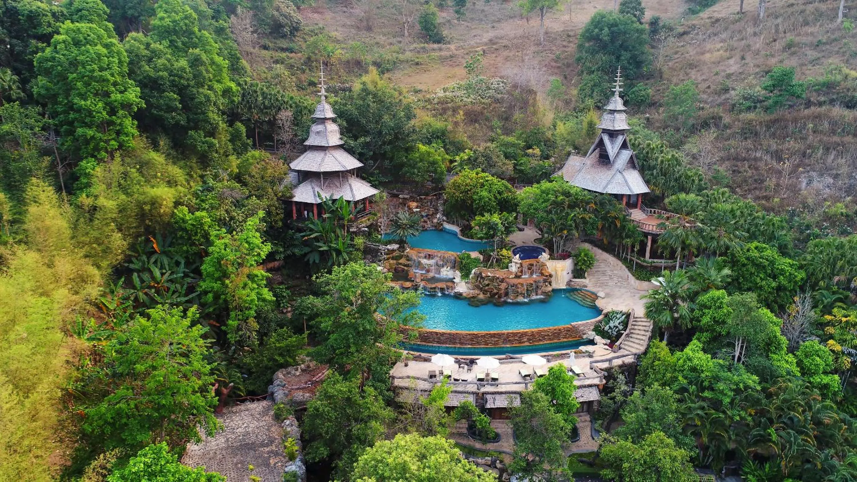 Bird's eye view in Panviman Chiang Mai Spa Resort