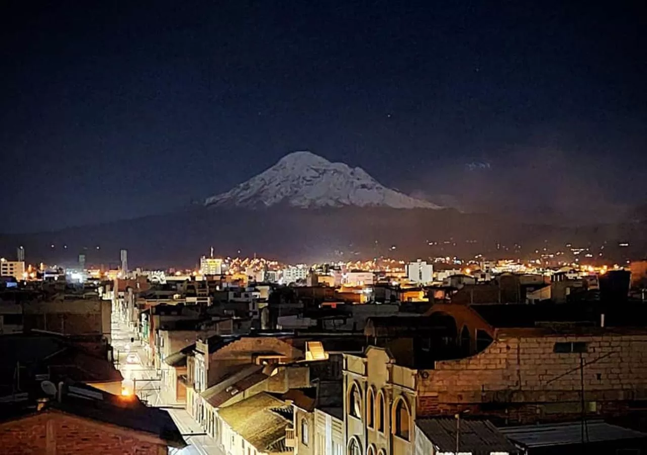 Property building in La Merced Plaza Hostal