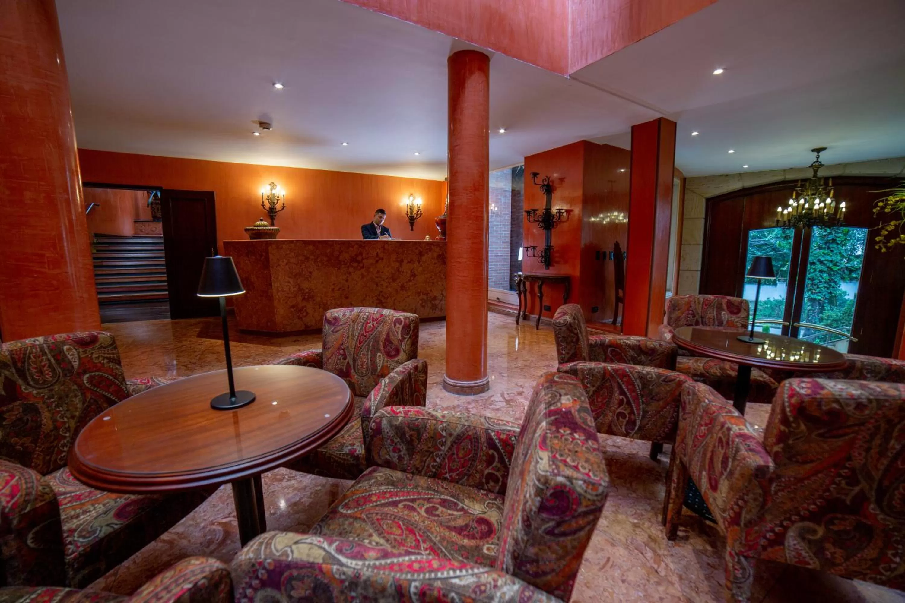 Lobby or reception in Hotel Portón de la Cabrera