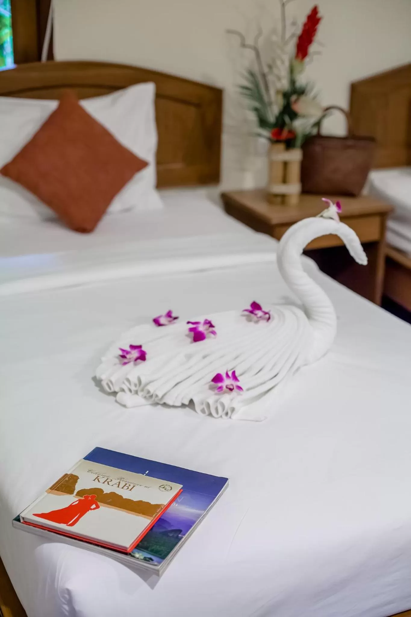 Bed in Aonang Cliff View Resort SHA Extra Plus