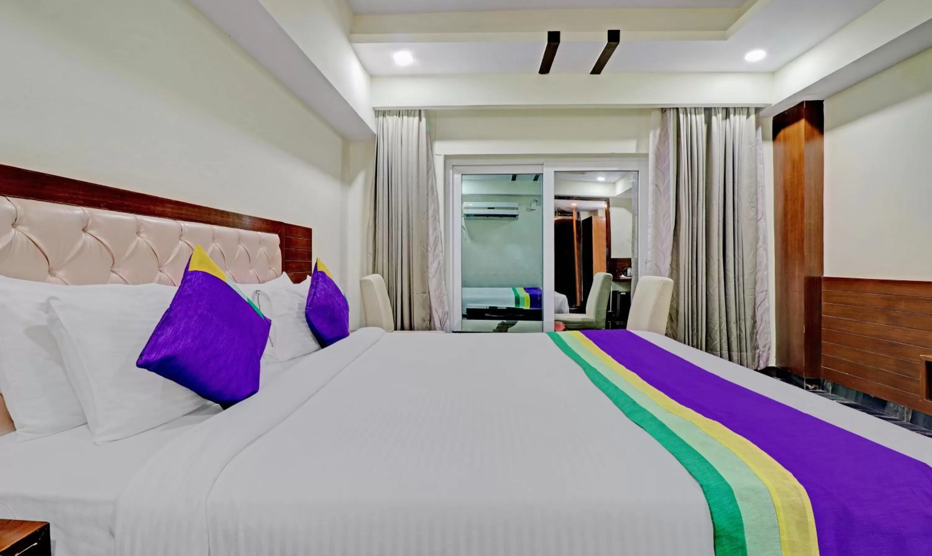 Bed in Treebo Premium Pearl Avenue Banquets And Lawn