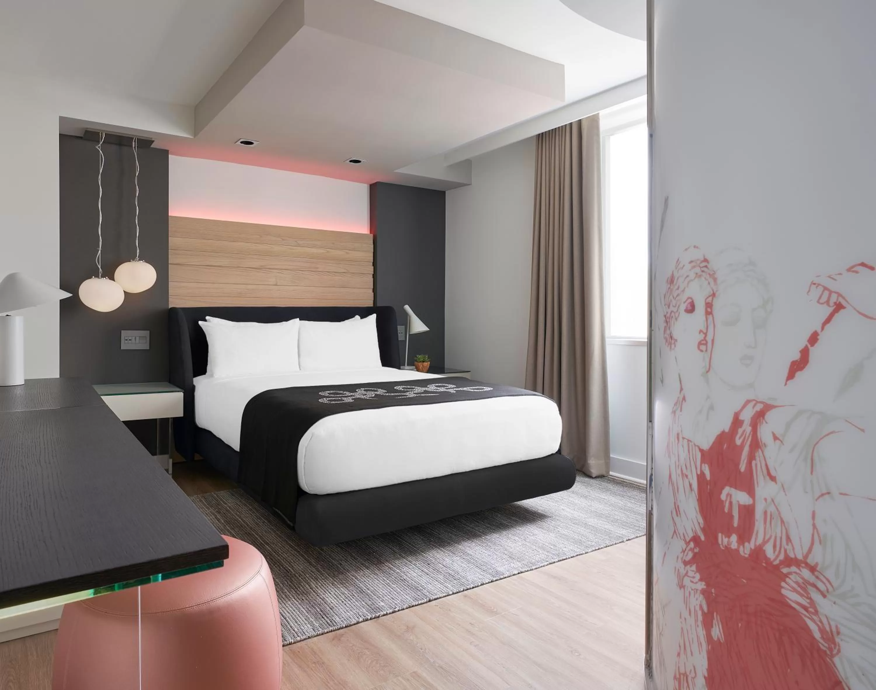 Bedroom, Bed in Hotel Zena Washington DC