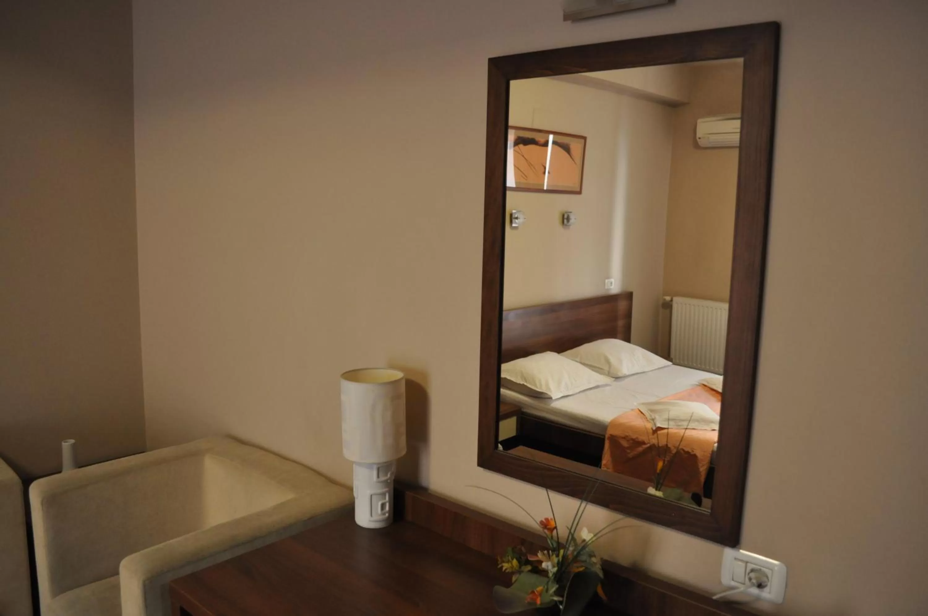 Decorative detail, Bed in Euro House Hotel