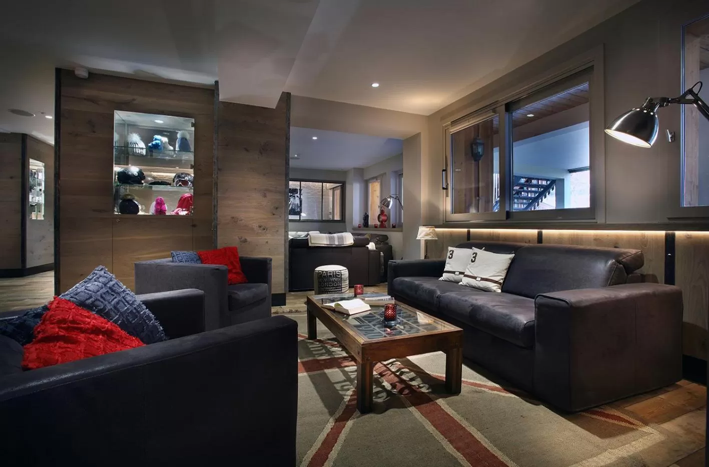 Seating area in Hotel Le Tremplin