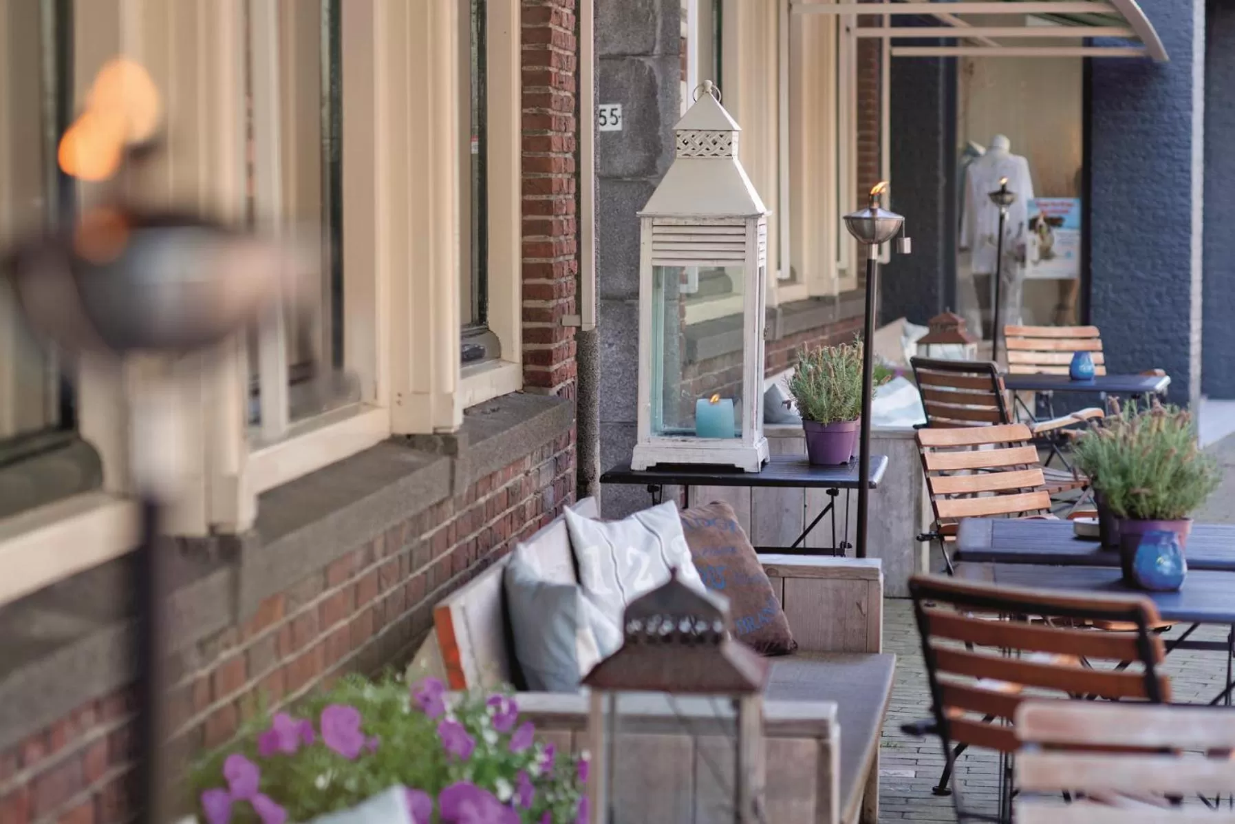 Patio in Hotel Villa Flora