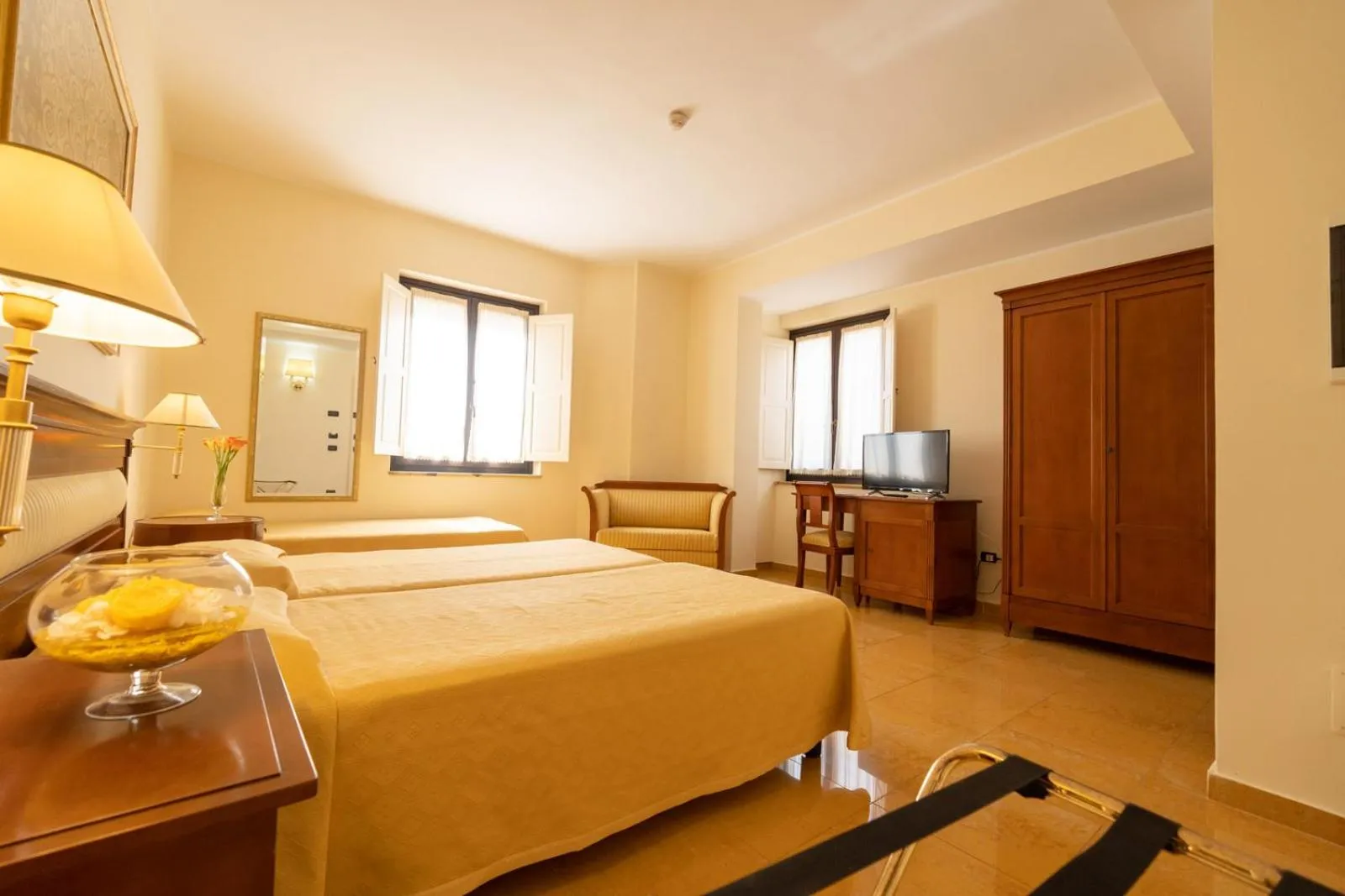 Bedroom, Bed in Hotel Ristorante Vecchia Vibo