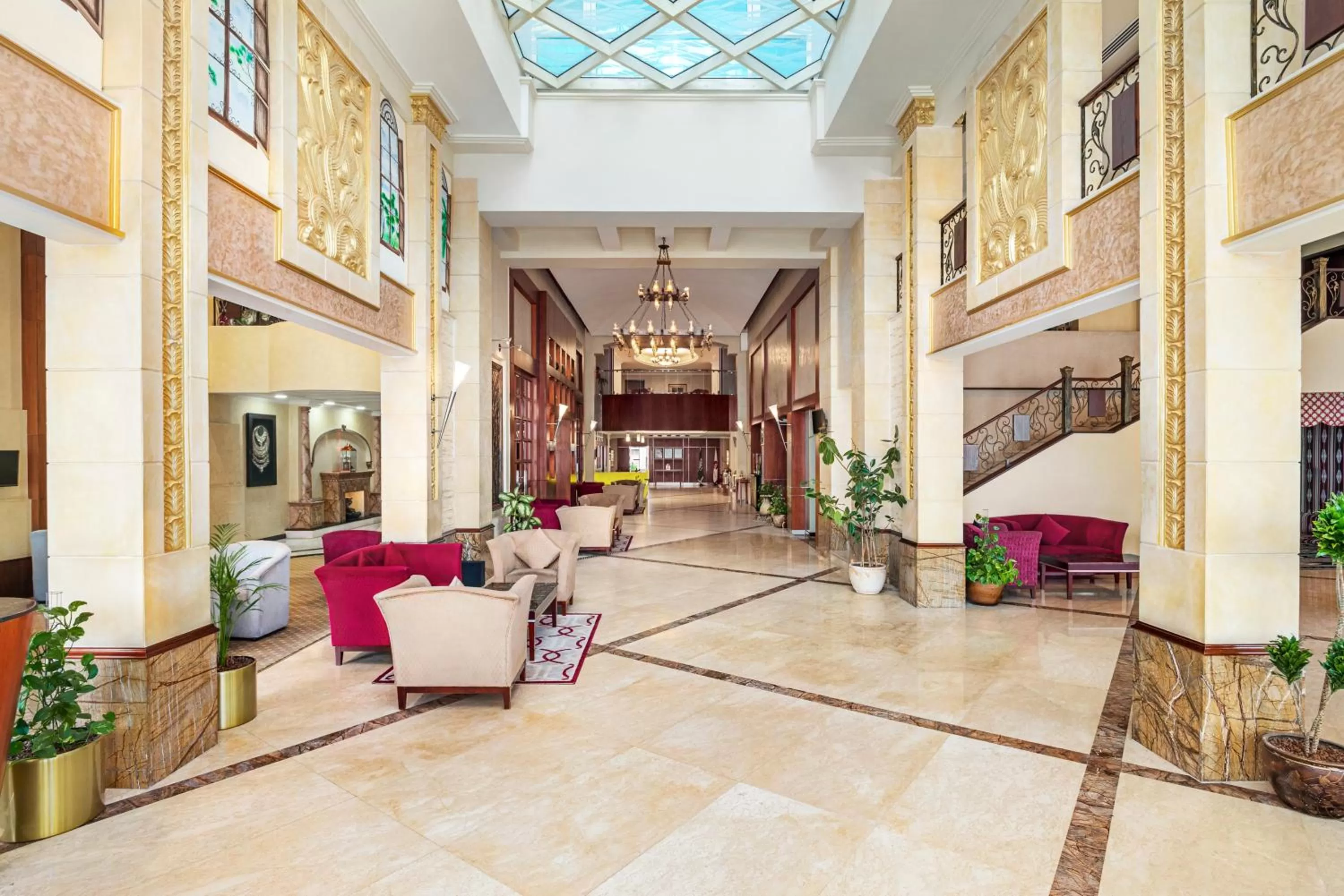 Lobby or reception in Eastyard Dammam Hotel - Formerly Ramada by Wyndham Dammam