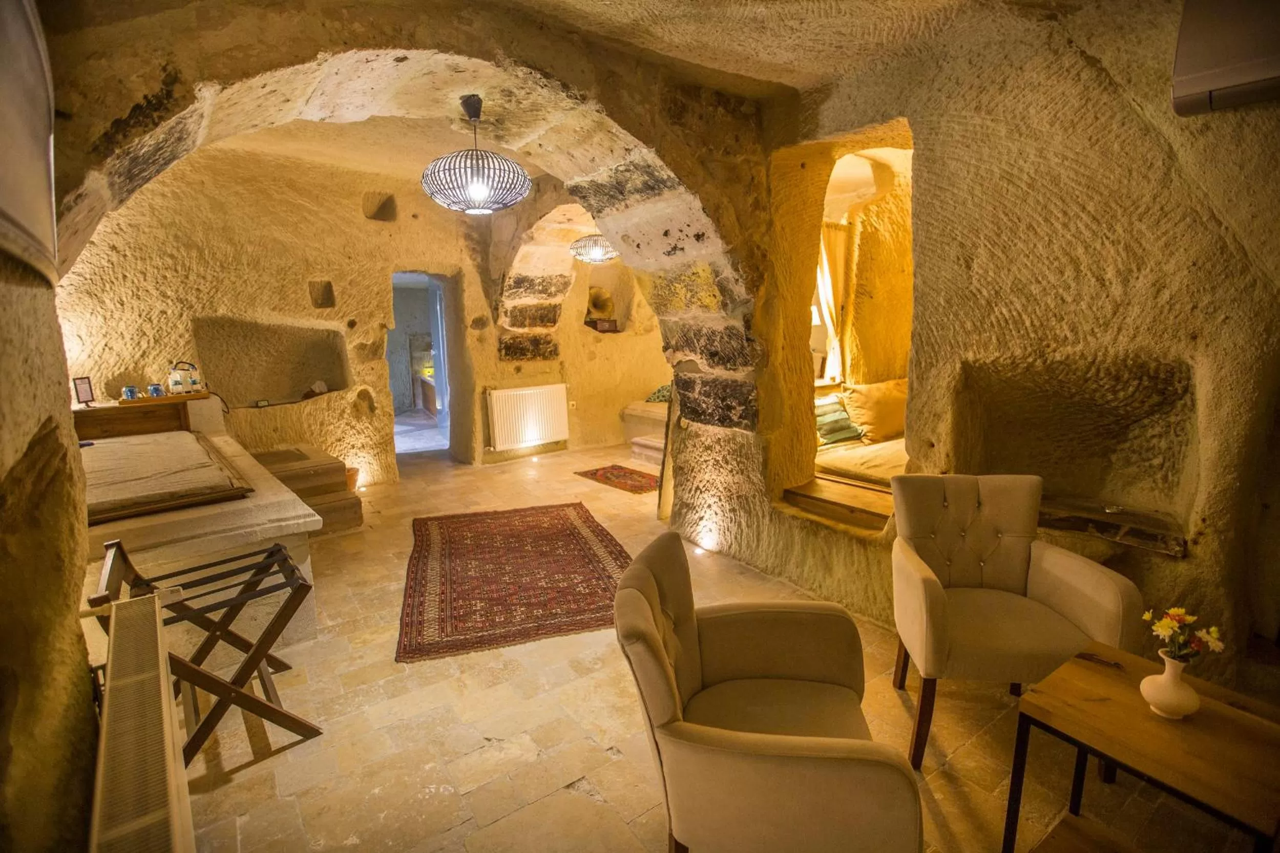 Living room in Azure Cave Suites - Cappadocia
