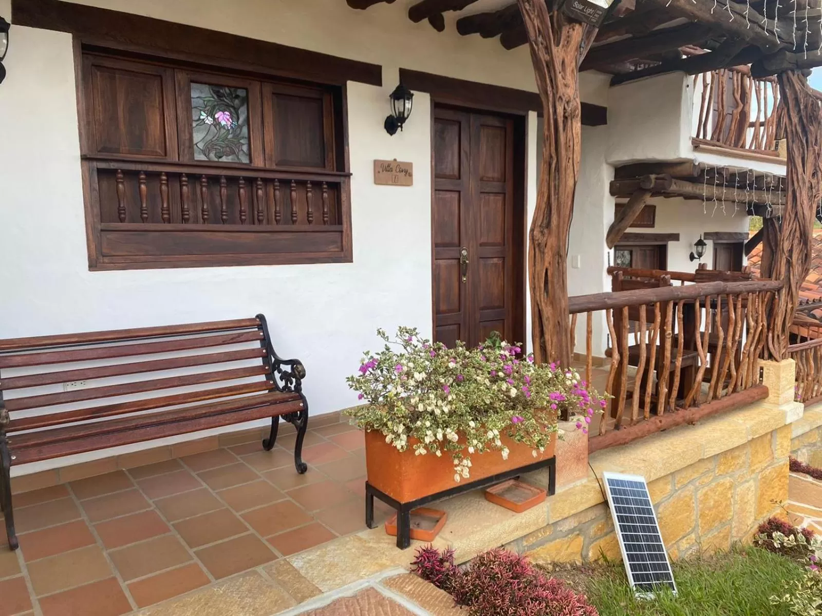 Balcony/Terrace in Hotel Campestre Ataraxia Barichara