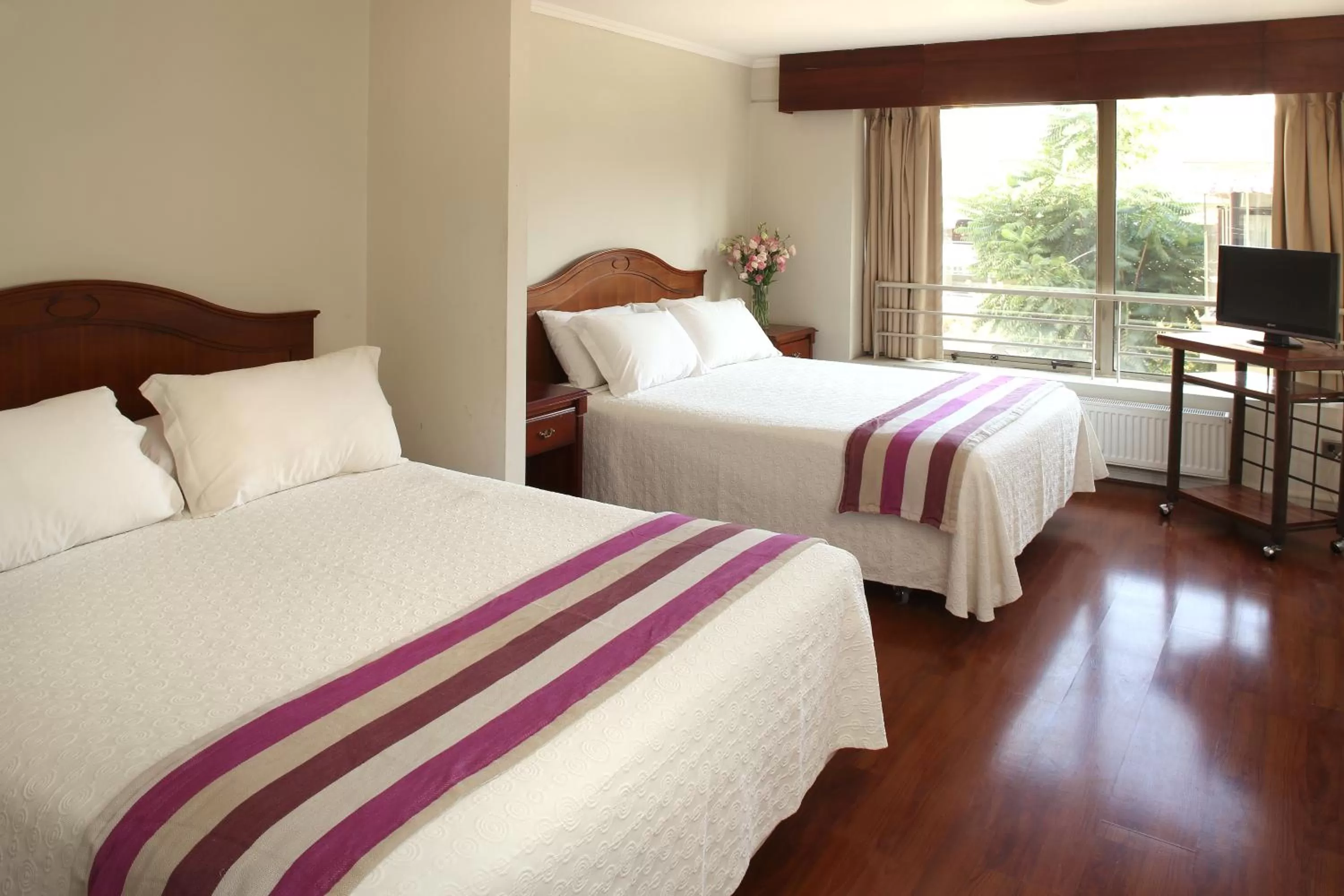 Bed in MR Apart Providencia (ex Apart Neruda)