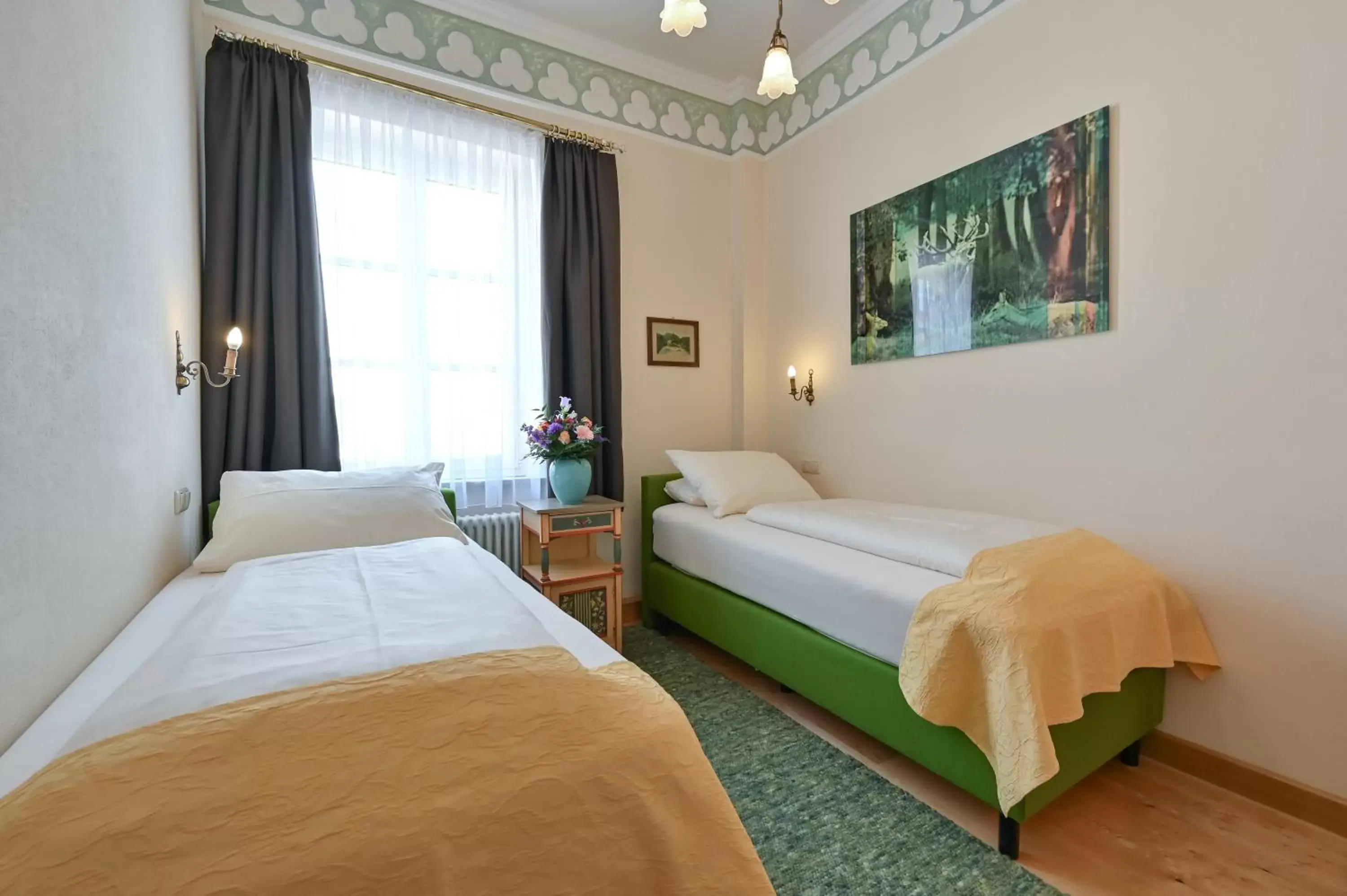 Twin Room in main building in Hotel Hirsch Twin Room in main building in Hotel Hirsch