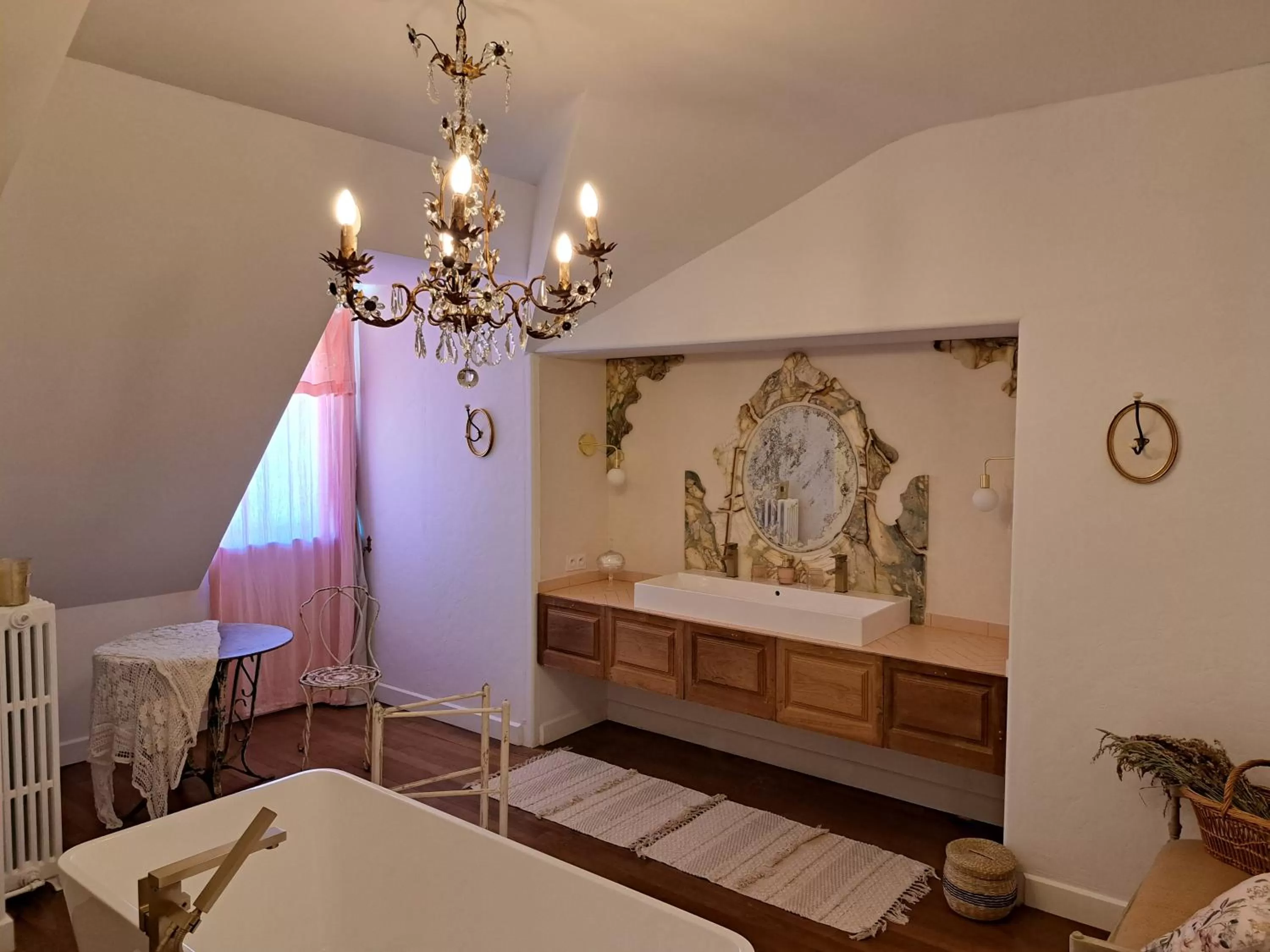Bathroom in chambre d'hôtes Madame