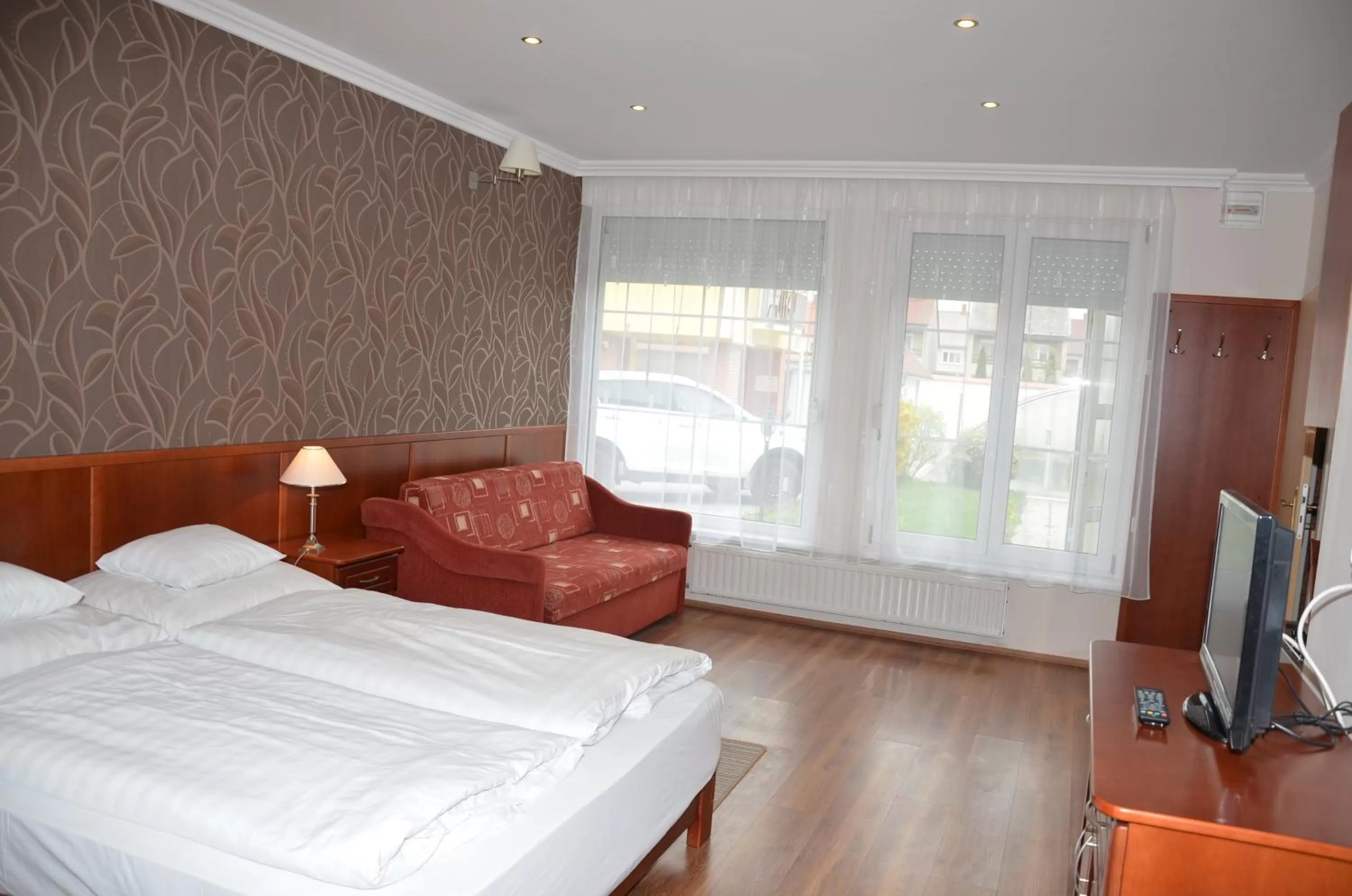 Bedroom, Bed in Szieszta Panzió