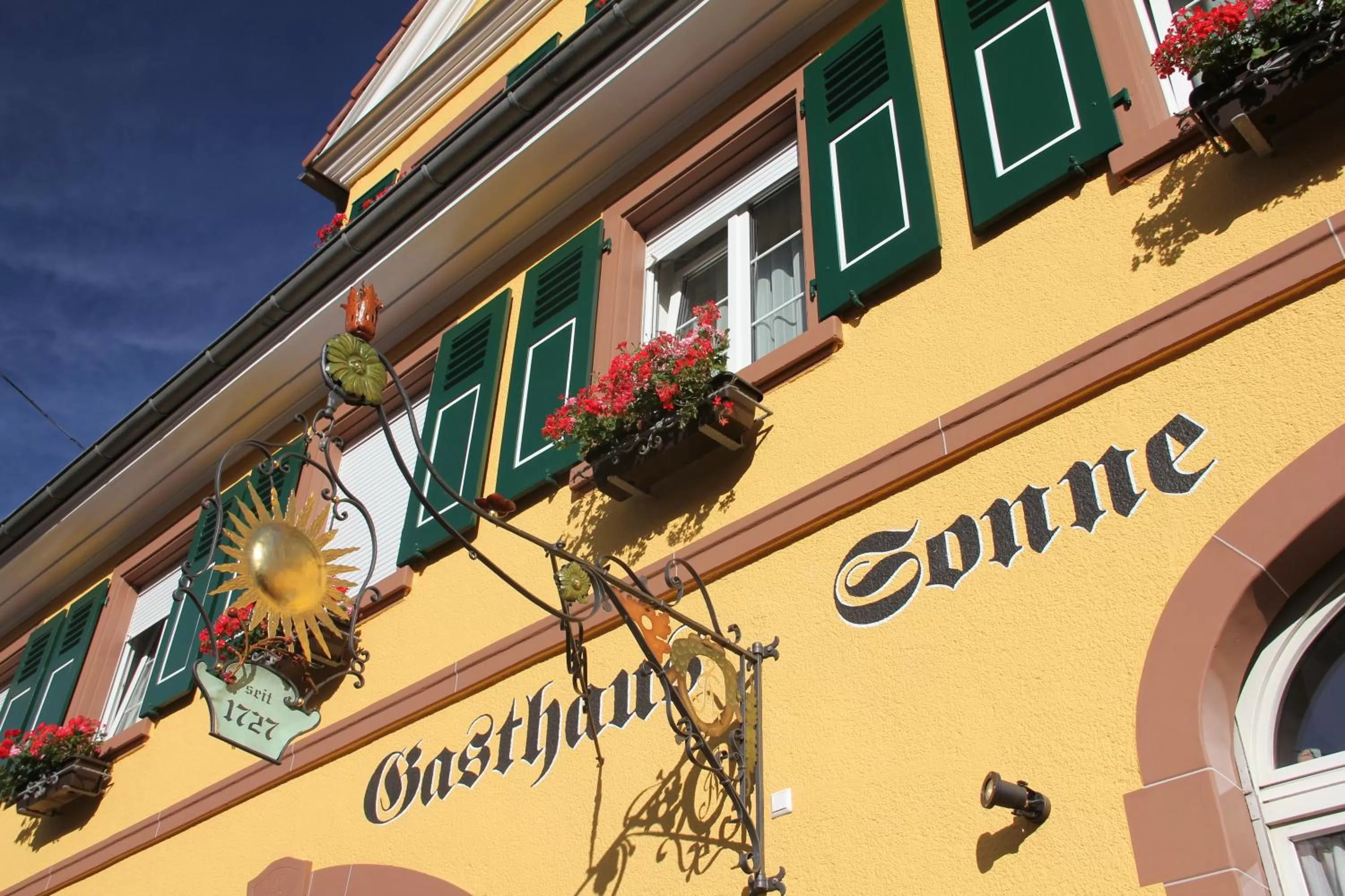 Decorative detail in Weinhotel / Gasthaus zur Sonne