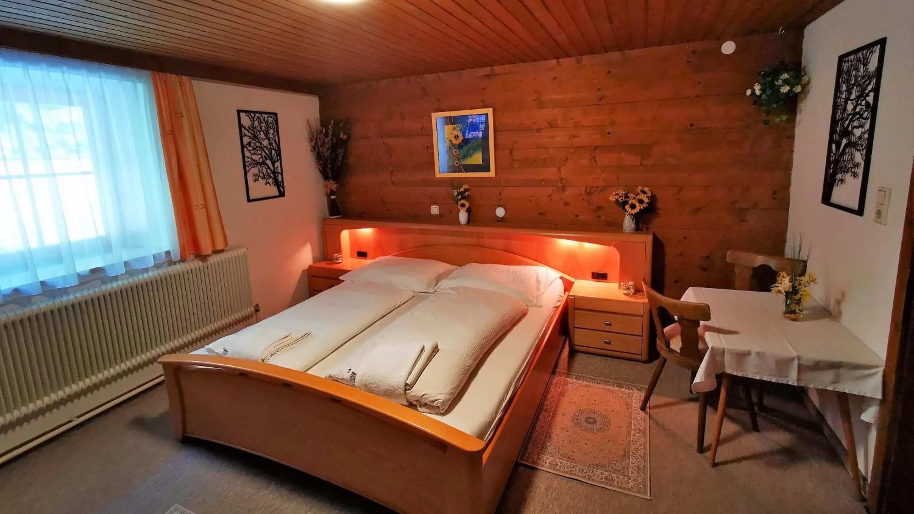 Bed in Gasthof Geronimo