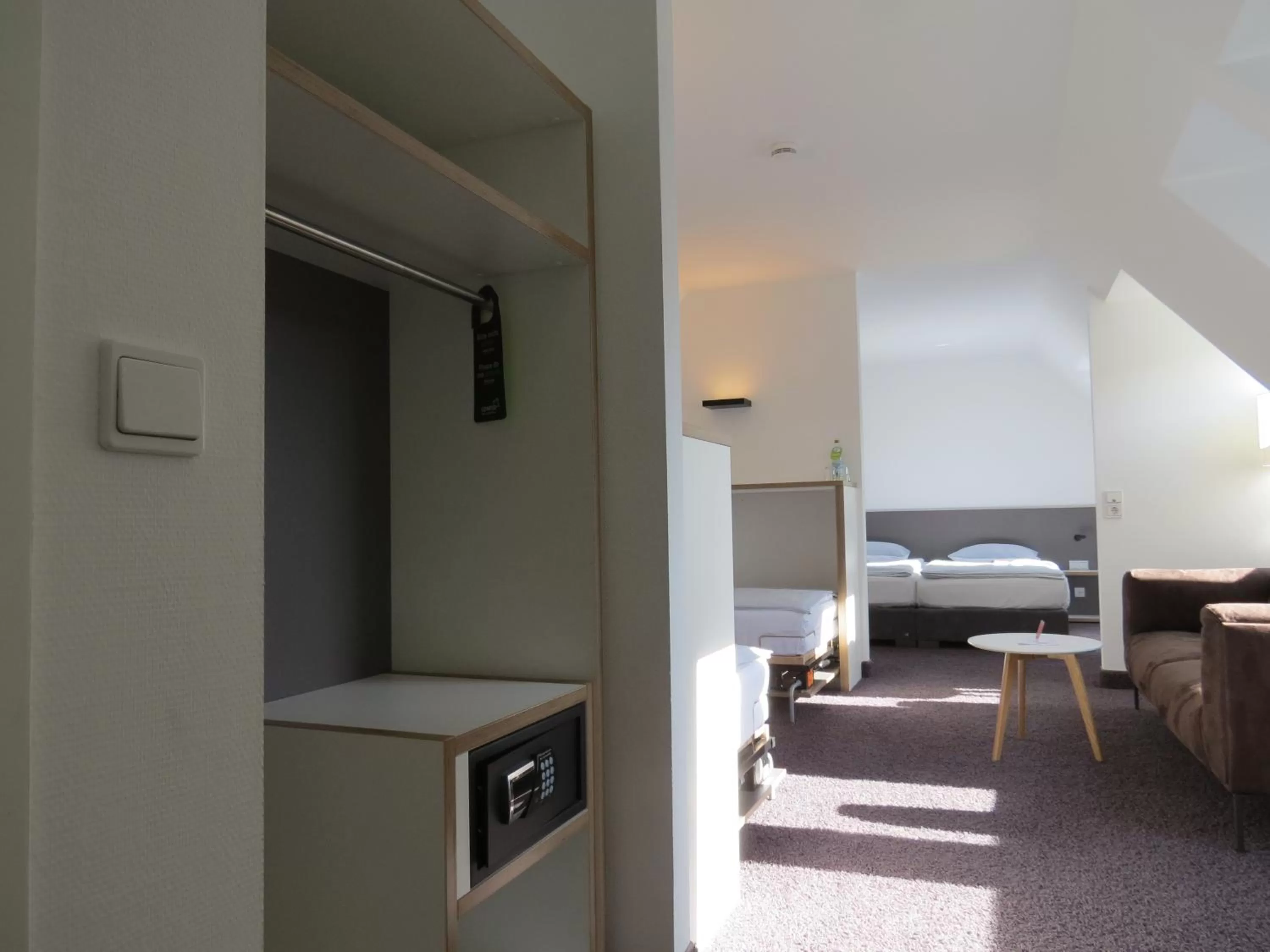 Photo of the whole room, Bed in Comfor Hotel Ulm City