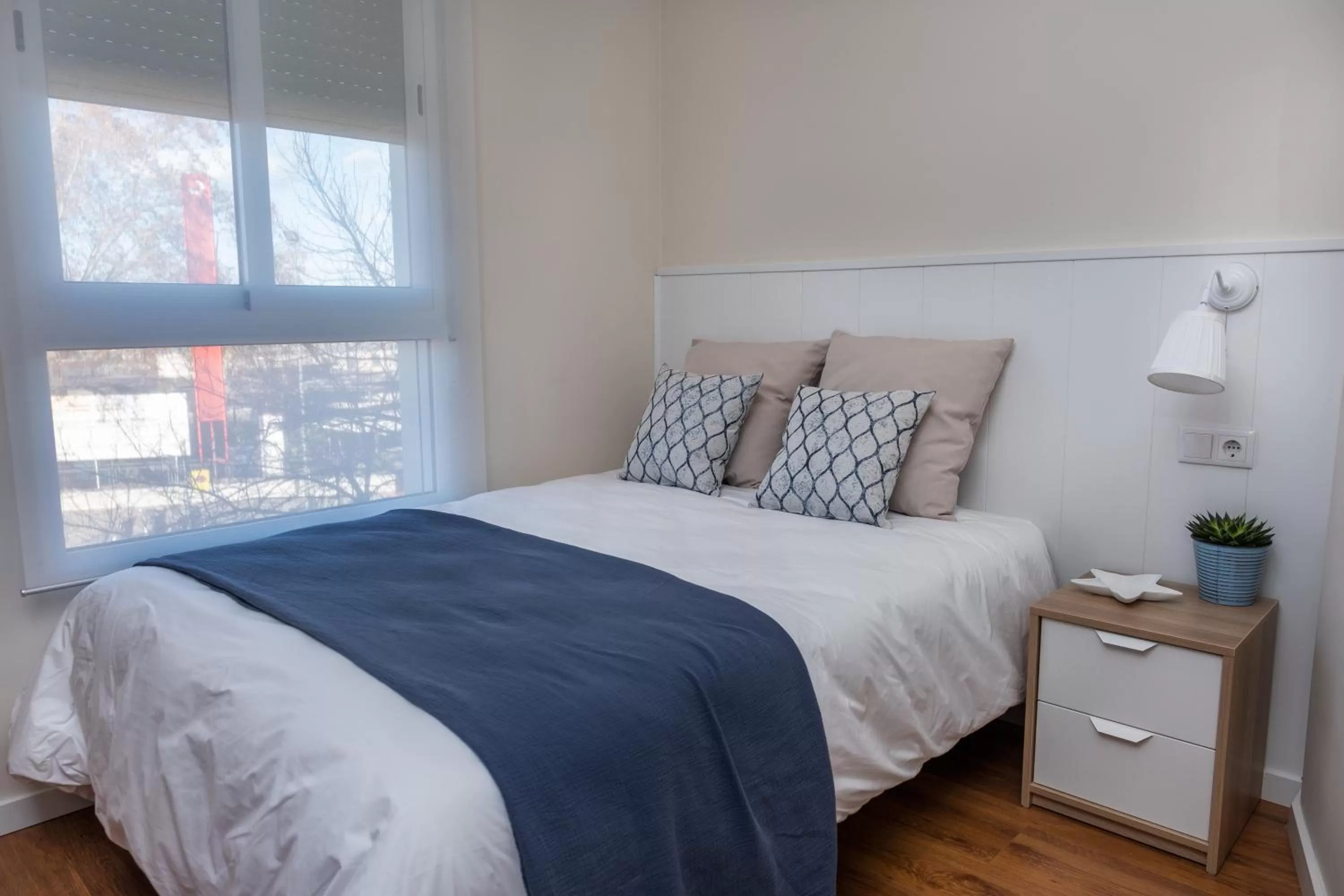 Bed in Hotel Bienvenidos Rooms Xàtiva