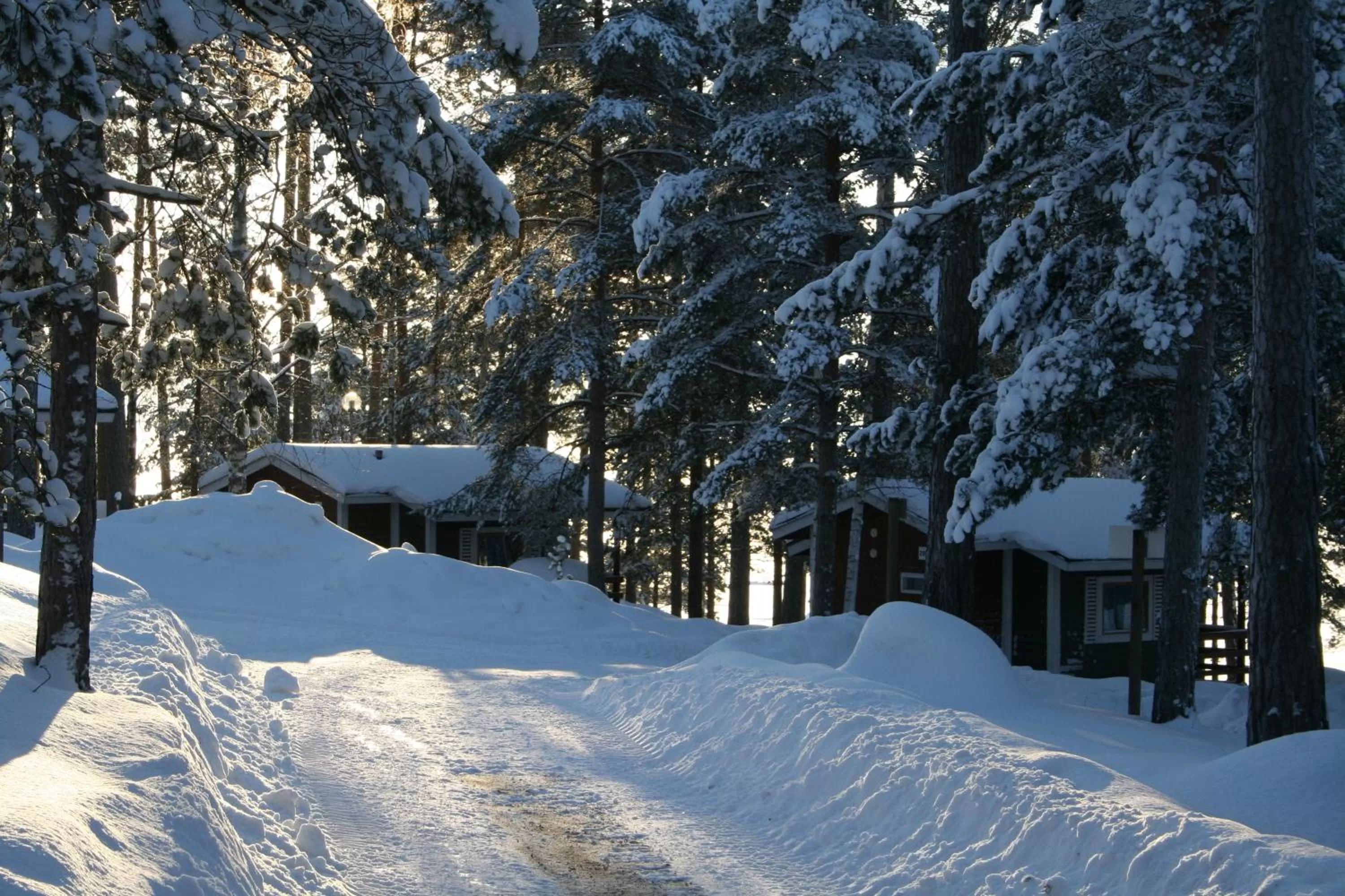 Winter in Santalahti Resort Cottages & Villas